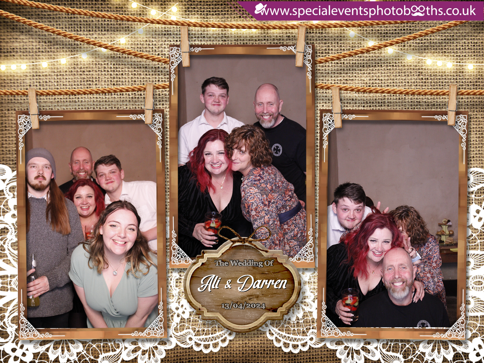 Ali & Darren's Wedding | View more photos from the event at my.specialeventsphotobooths.co.uk/u/SpecialEventsPhotoBooths/Ali-Darrens-Wedding
