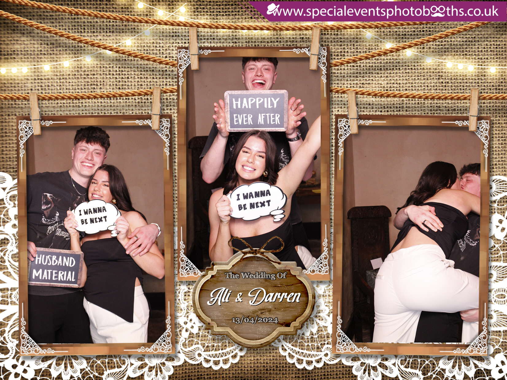Ali & Darren's Wedding | View more photos from the event at my.specialeventsphotobooths.co.uk/u/SpecialEventsPhotoBooths/Ali-Darrens-Wedding