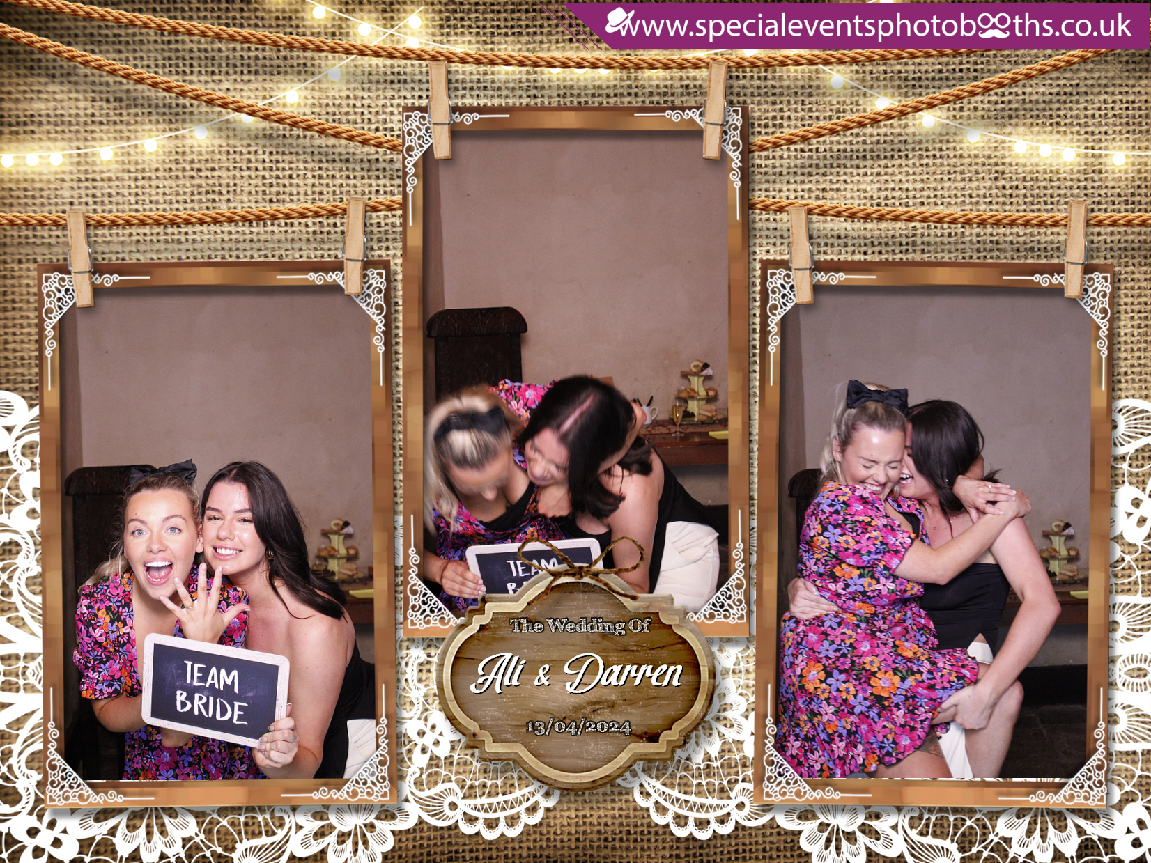 Ali & Darren's Wedding | View more photos from the event at my.specialeventsphotobooths.co.uk/u/SpecialEventsPhotoBooths/Ali-Darrens-Wedding