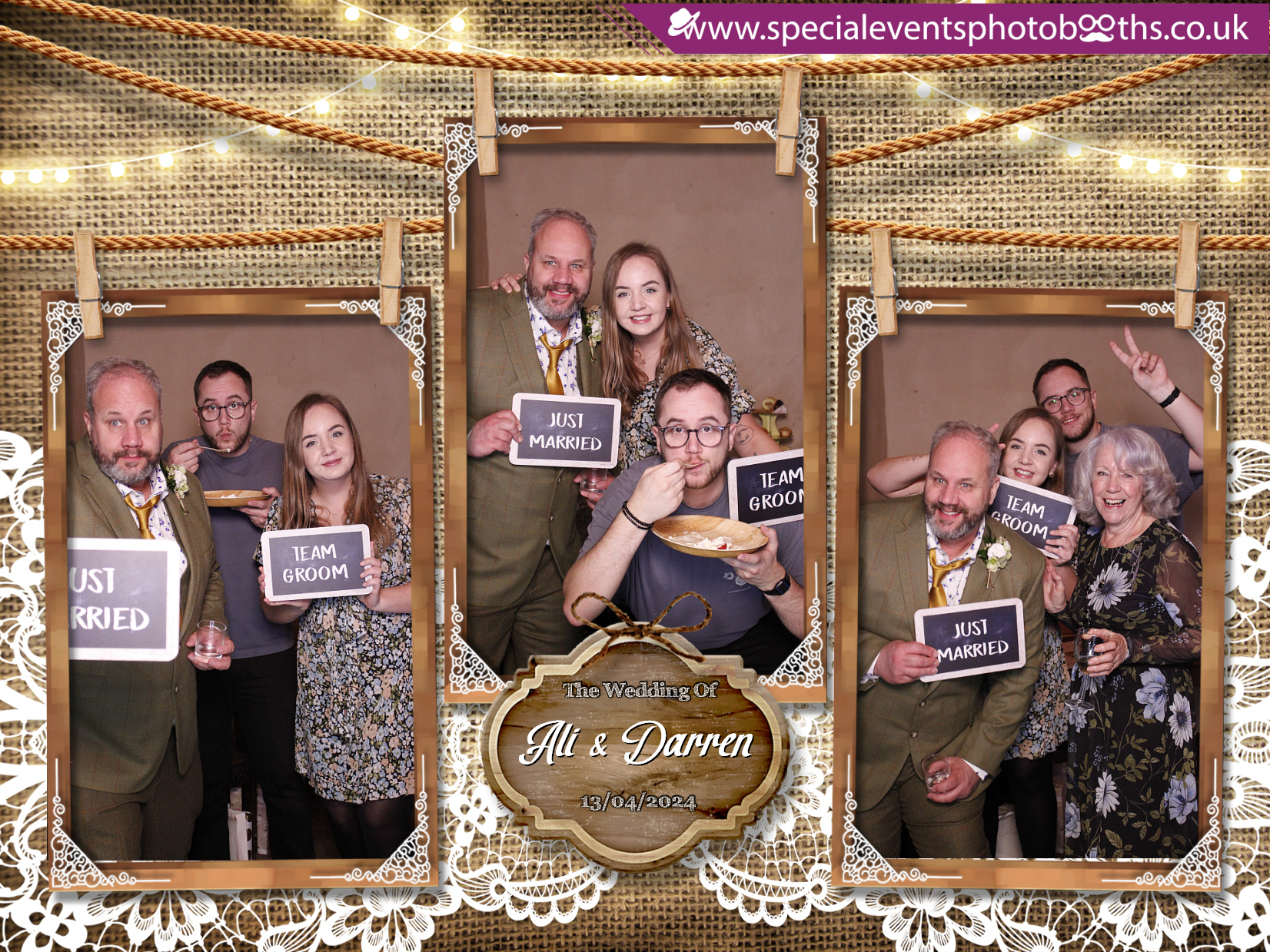 Ali & Darren's Wedding | View more photos from the event at my.specialeventsphotobooths.co.uk/u/SpecialEventsPhotoBooths/Ali-Darrens-Wedding