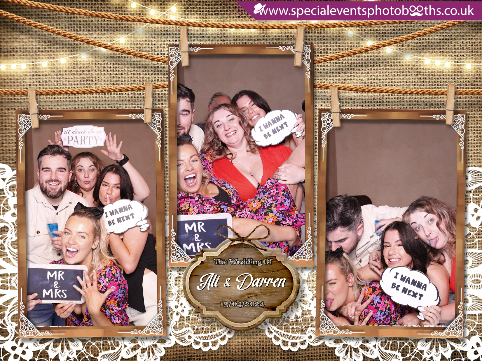 Ali & Darren's Wedding | View more photos from the event at my.specialeventsphotobooths.co.uk/u/SpecialEventsPhotoBooths/Ali-Darrens-Wedding