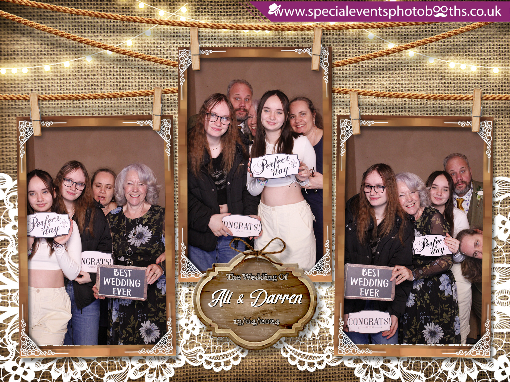Ali & Darren's Wedding | View more photos from the event at my.specialeventsphotobooths.co.uk/u/SpecialEventsPhotoBooths/Ali-Darrens-Wedding