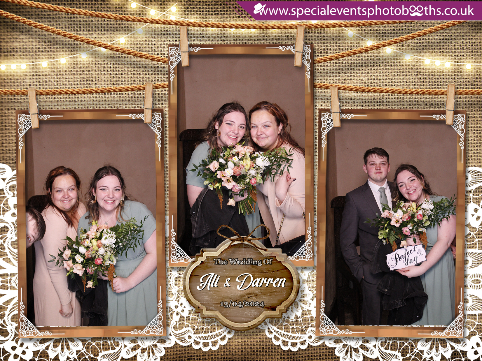 Ali & Darren's Wedding | View more photos from the event at my.specialeventsphotobooths.co.uk/u/SpecialEventsPhotoBooths/Ali-Darrens-Wedding