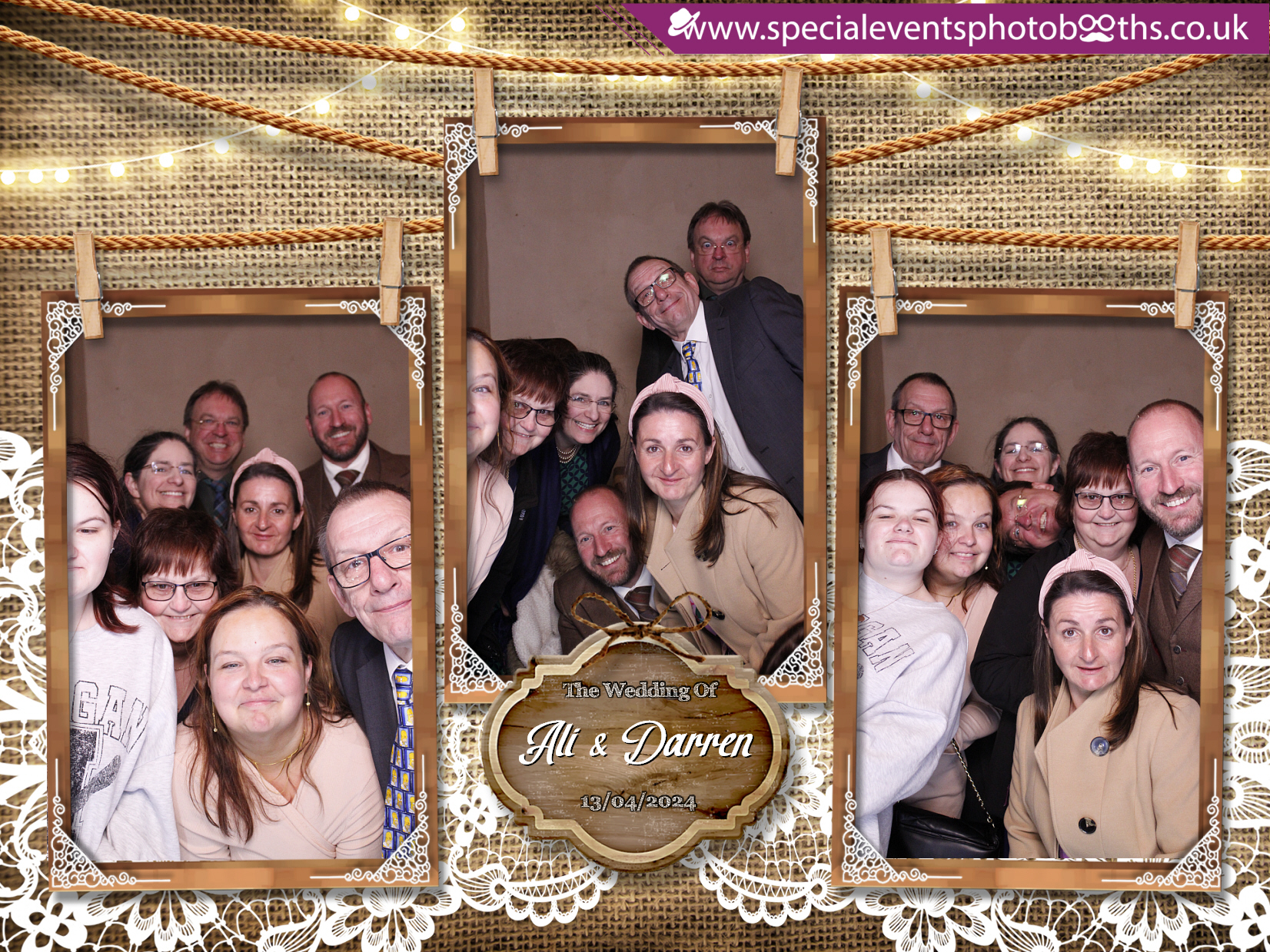 Ali & Darren's Wedding | View more photos from the event at my.specialeventsphotobooths.co.uk/u/SpecialEventsPhotoBooths/Ali-Darrens-Wedding