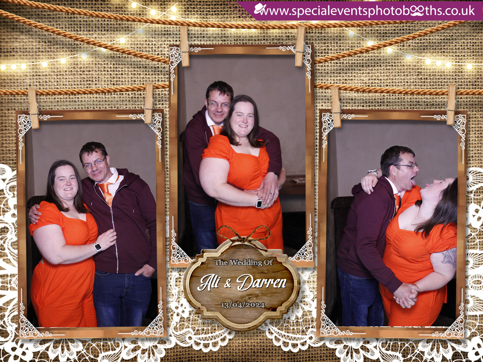 Ali & Darren's Wedding | View more photos from the event at my.specialeventsphotobooths.co.uk/u/SpecialEventsPhotoBooths/Ali-Darrens-Wedding