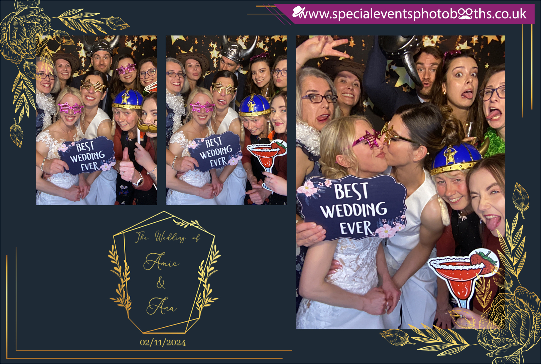 Ana & Amie's Wedding | View more photos from the event at my.specialeventsphotobooths.co.uk/u/SpecialEventsPhotoBooths/Ana-Amies-Wedding