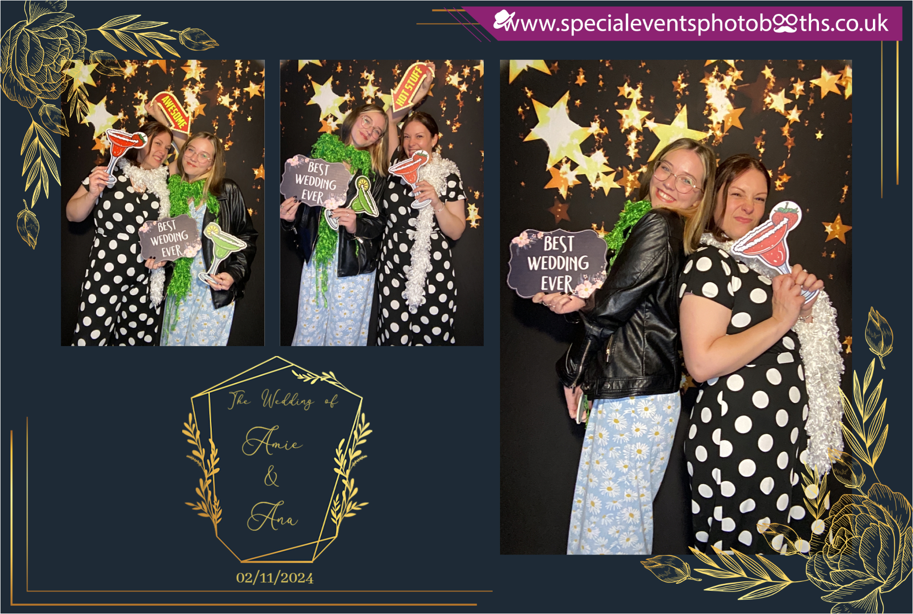 Ana & Amie's Wedding | View more photos from the event at my.specialeventsphotobooths.co.uk/u/SpecialEventsPhotoBooths/Ana-Amies-Wedding