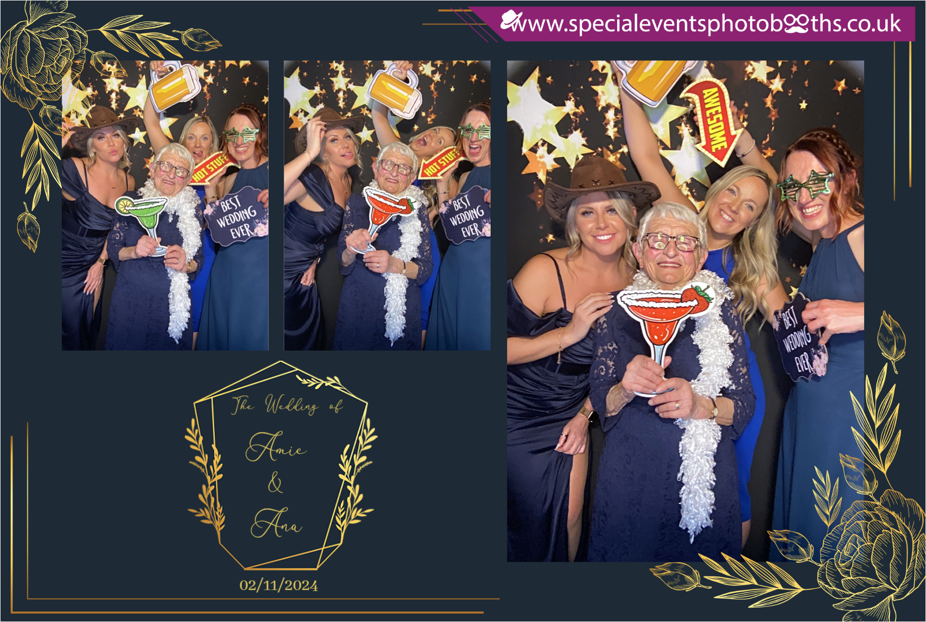 Ana & Amie's Wedding | View more photos from the event at my.specialeventsphotobooths.co.uk/u/SpecialEventsPhotoBooths/Ana-Amies-Wedding