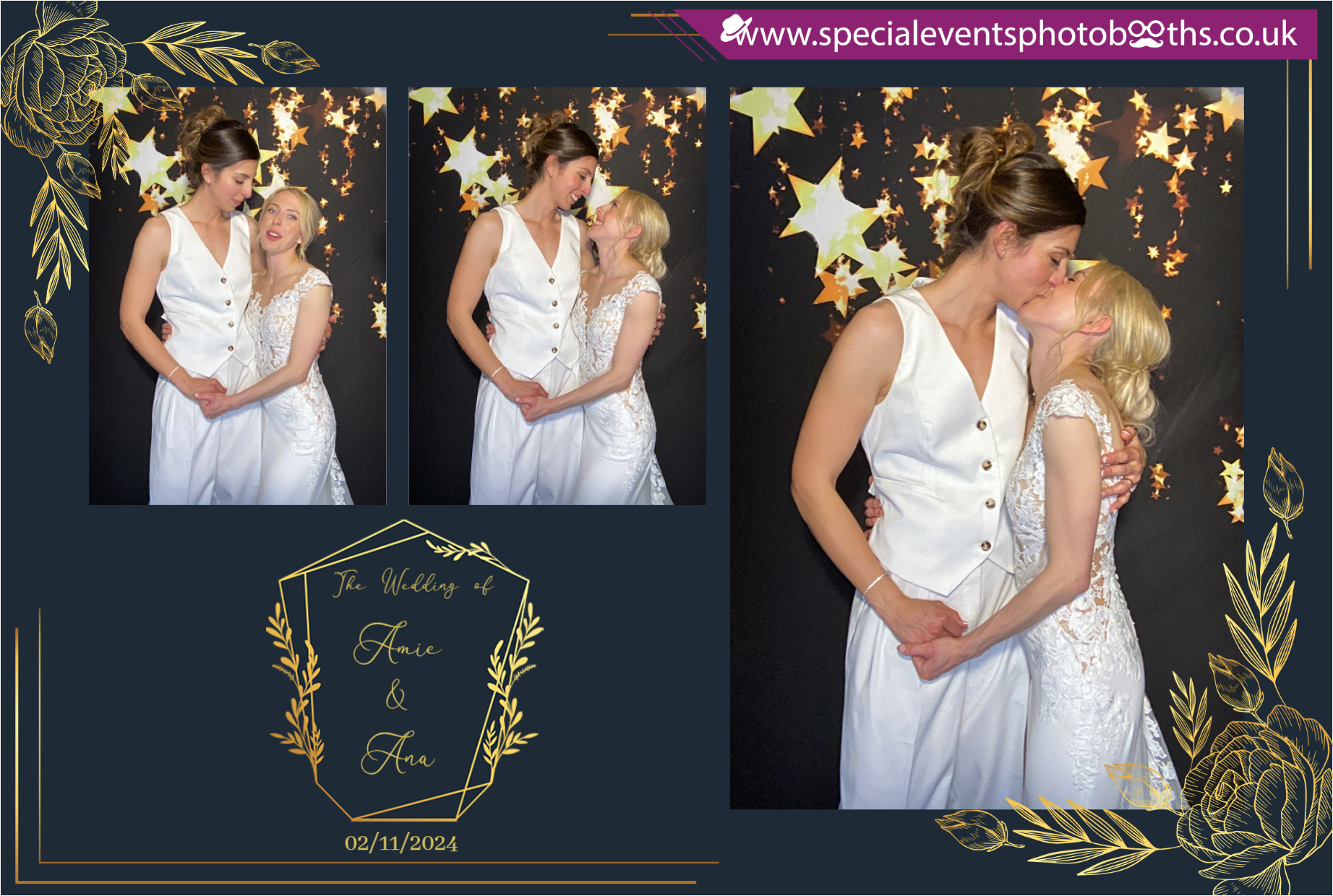 Ana & Amie's Wedding | View more photos from the event at my.specialeventsphotobooths.co.uk/u/SpecialEventsPhotoBooths/Ana-Amies-Wedding