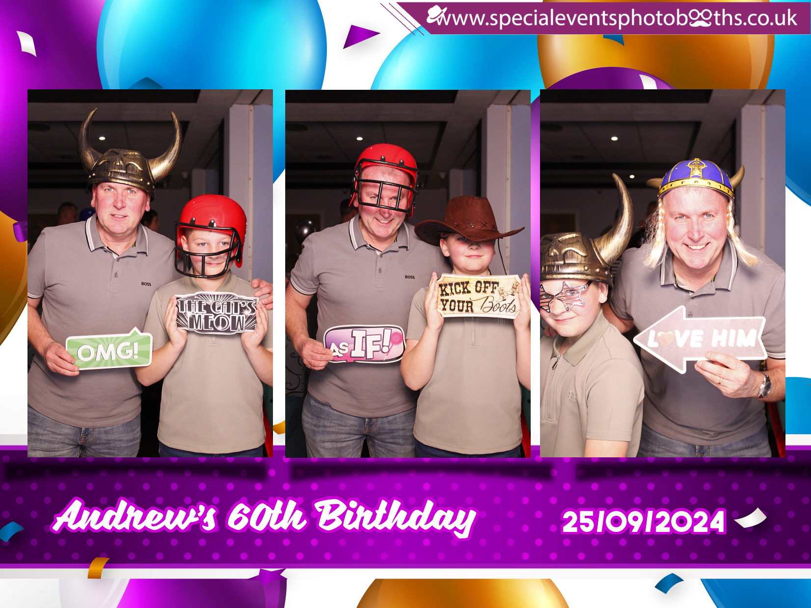 Andrew's 60th | View more photos from the event at my.specialeventsphotobooths.co.uk/u/SpecialEventsPhotoBooths/Andrews-60th