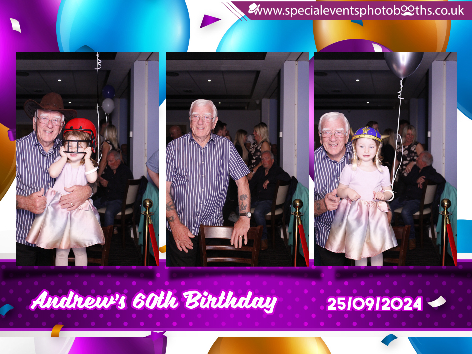 Andrew's 60th | View more photos from the event at my.specialeventsphotobooths.co.uk/u/SpecialEventsPhotoBooths/Andrews-60th