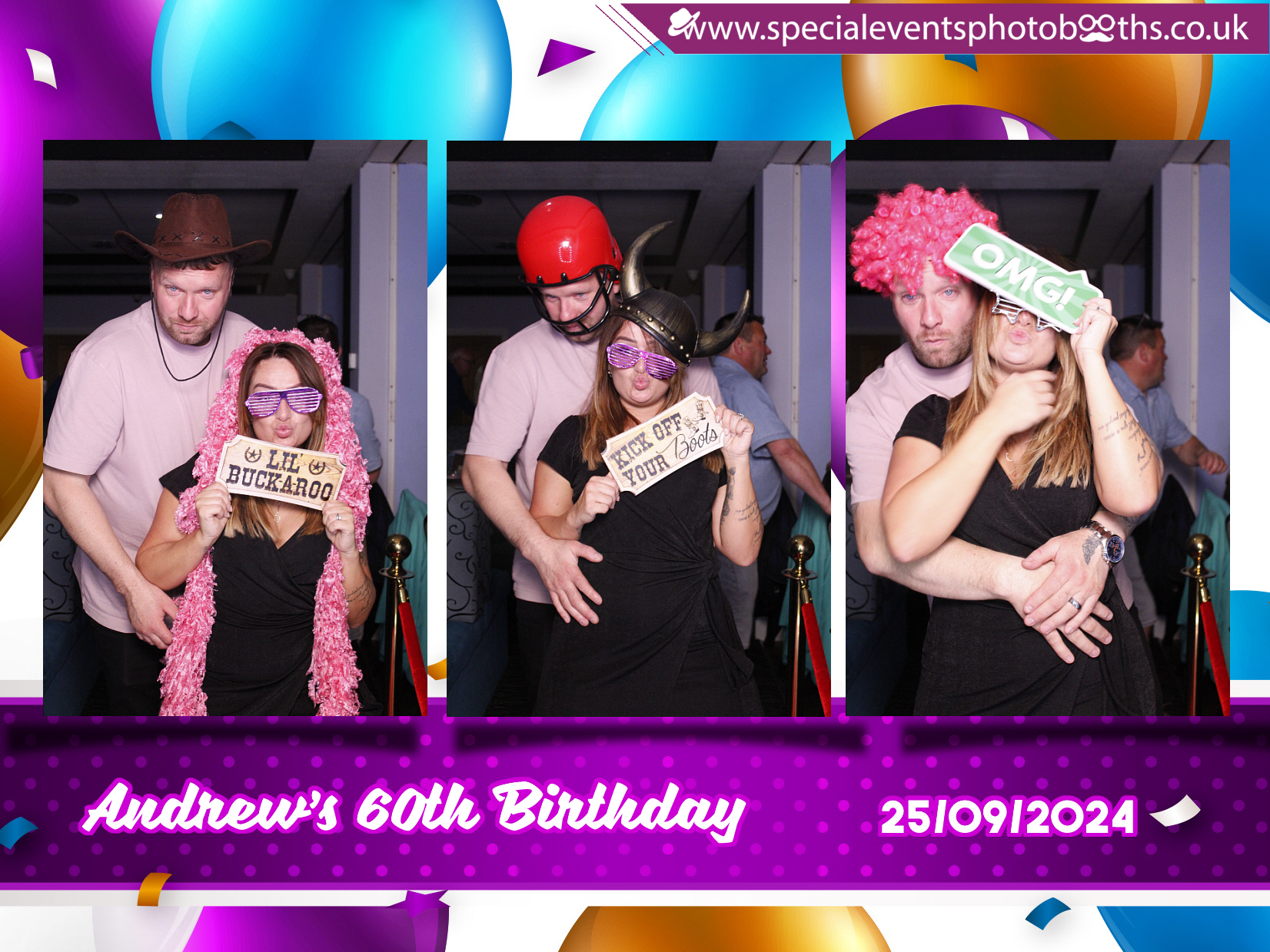 Andrew's 60th | View more photos from the event at my.specialeventsphotobooths.co.uk/u/SpecialEventsPhotoBooths/Andrews-60th