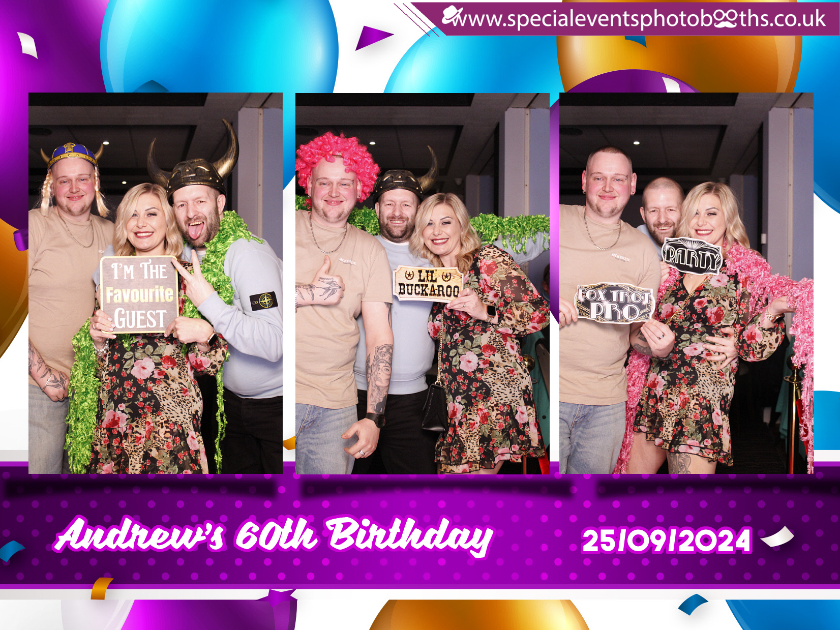 Andrew's 60th | View more photos from the event at my.specialeventsphotobooths.co.uk/u/SpecialEventsPhotoBooths/Andrews-60th