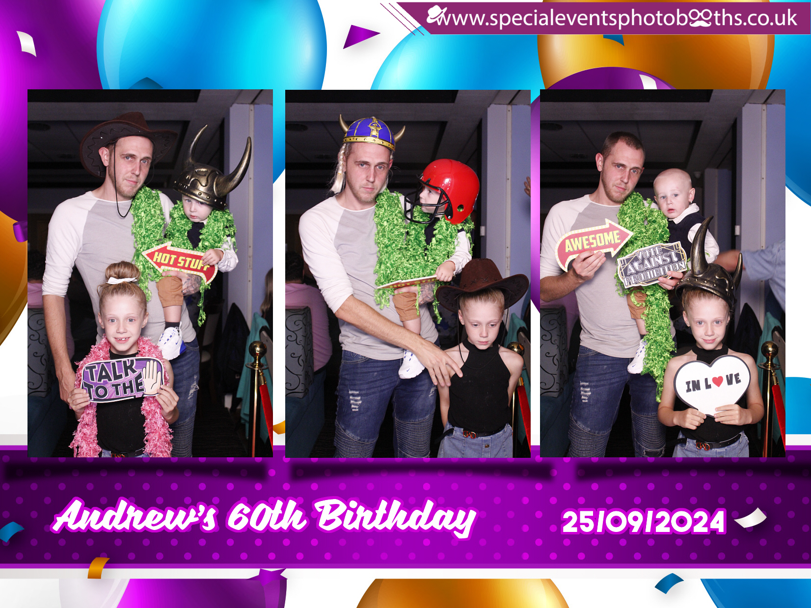 Andrew's 60th | View more photos from the event at my.specialeventsphotobooths.co.uk/u/SpecialEventsPhotoBooths/Andrews-60th