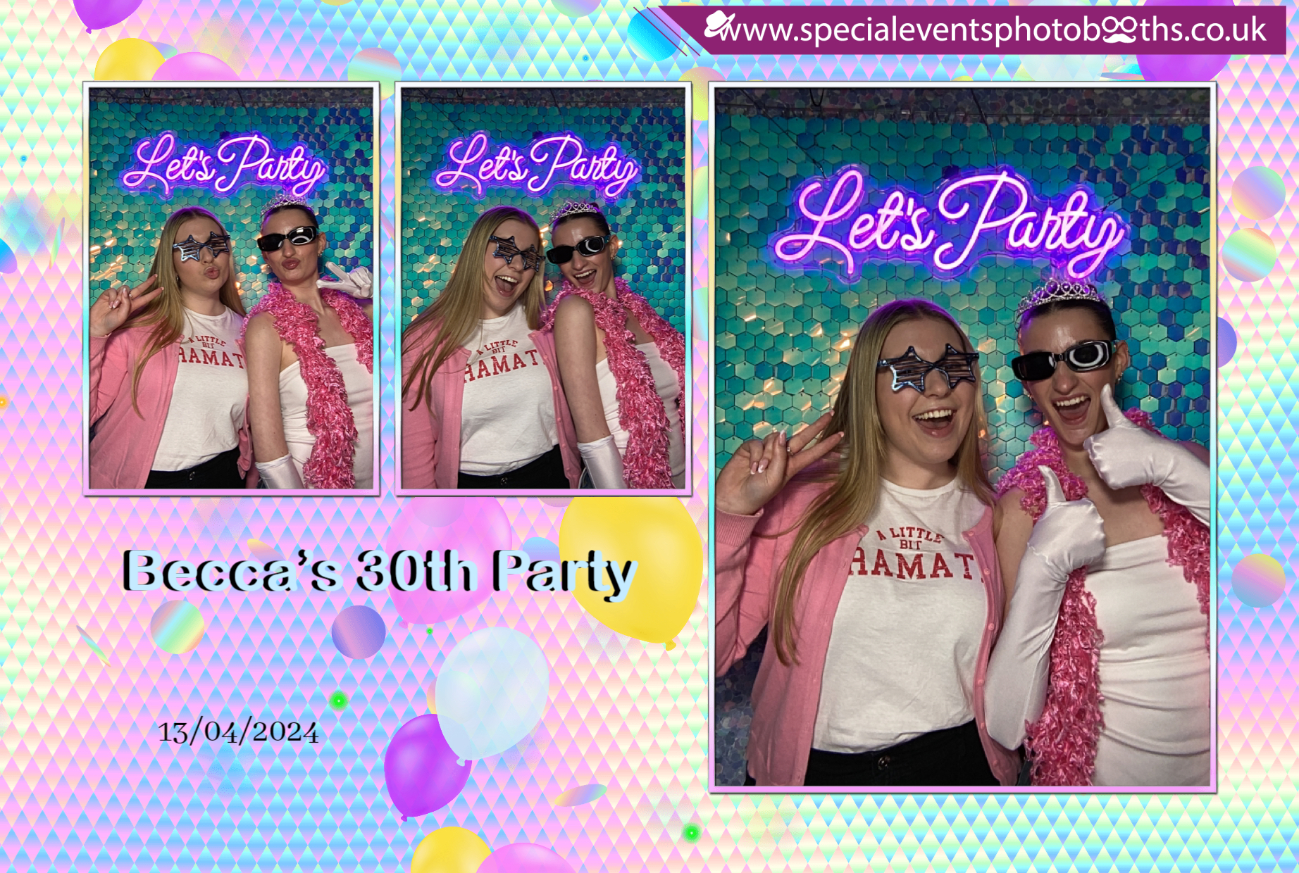 Becca’s 30th Party | View more photos from the event at my.specialeventsphotobooths.co.uk/u/SpecialEventsPhotoBooths/Becca’s-30th-Party