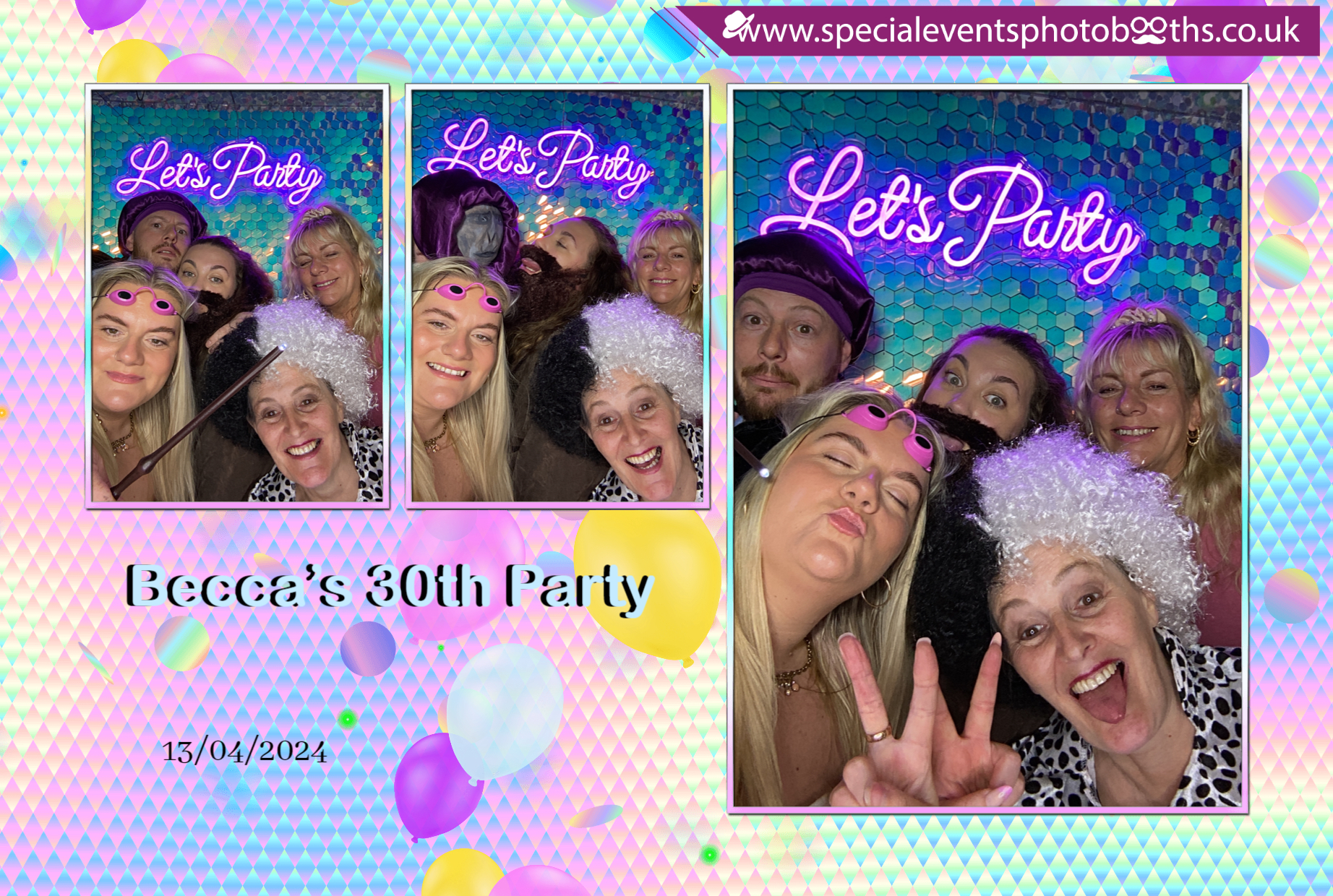 Becca’s 30th Party | View more photos from the event at my.specialeventsphotobooths.co.uk/u/SpecialEventsPhotoBooths/Becca’s-30th-Party