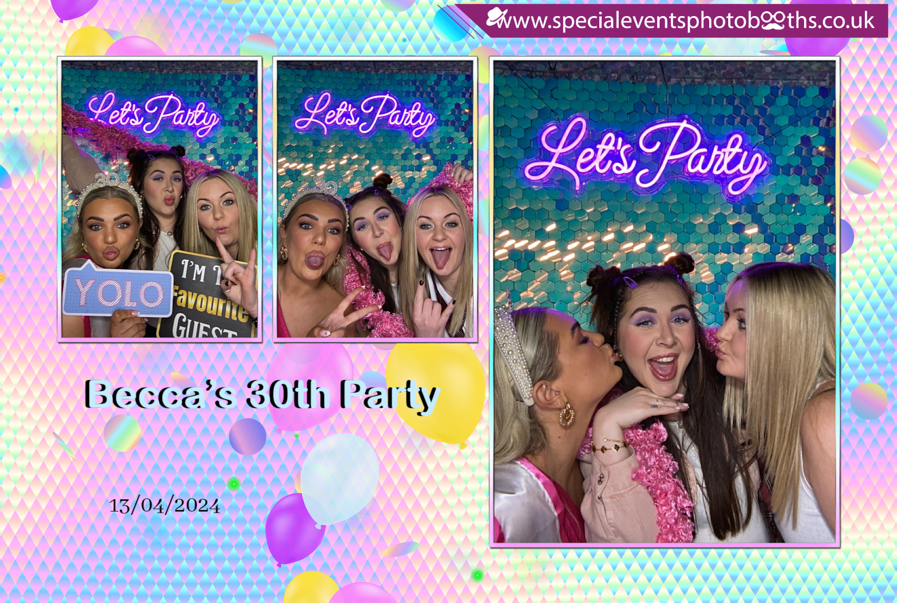 Becca’s 30th Party | View more photos from the event at my.specialeventsphotobooths.co.uk/u/SpecialEventsPhotoBooths/Becca’s-30th-Party