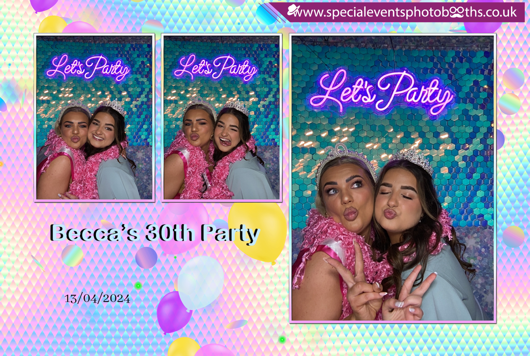 Becca’s 30th Party | View more photos from the event at my.specialeventsphotobooths.co.uk/u/SpecialEventsPhotoBooths/Becca’s-30th-Party
