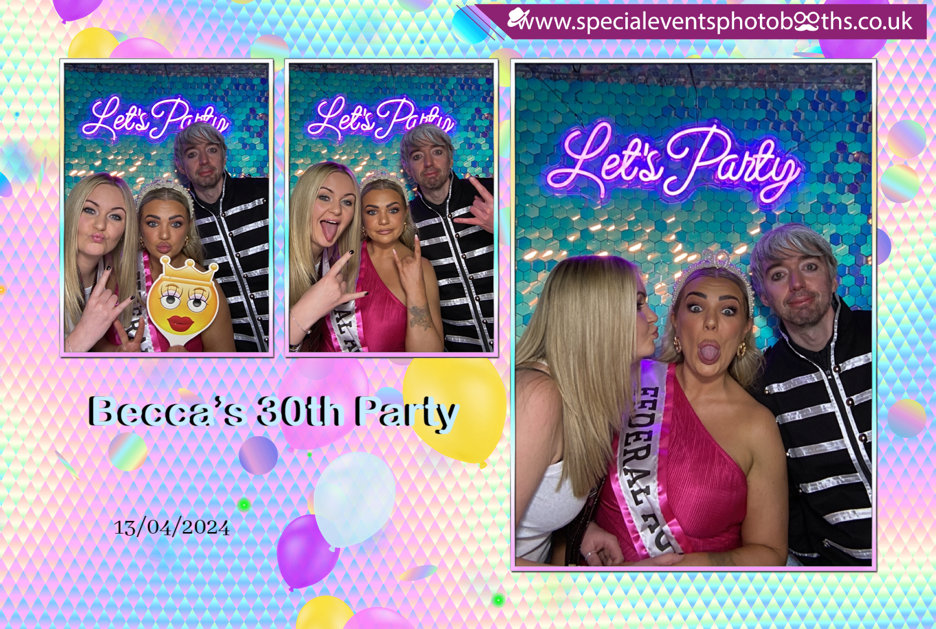 Becca’s 30th Party | View more photos from the event at my.specialeventsphotobooths.co.uk/u/SpecialEventsPhotoBooths/Becca’s-30th-Party