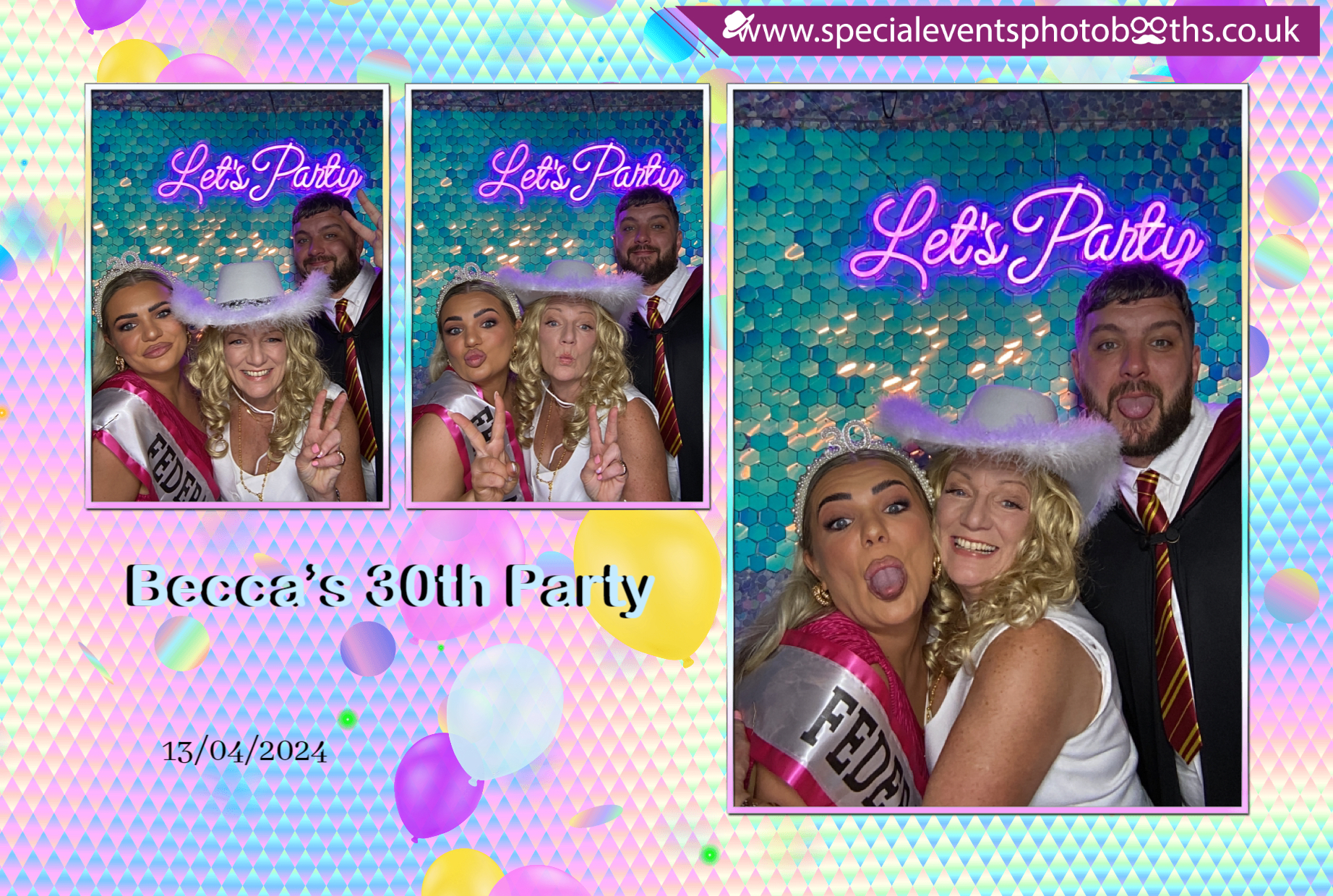 Becca’s 30th Party | View more photos from the event at my.specialeventsphotobooths.co.uk/u/SpecialEventsPhotoBooths/Becca’s-30th-Party