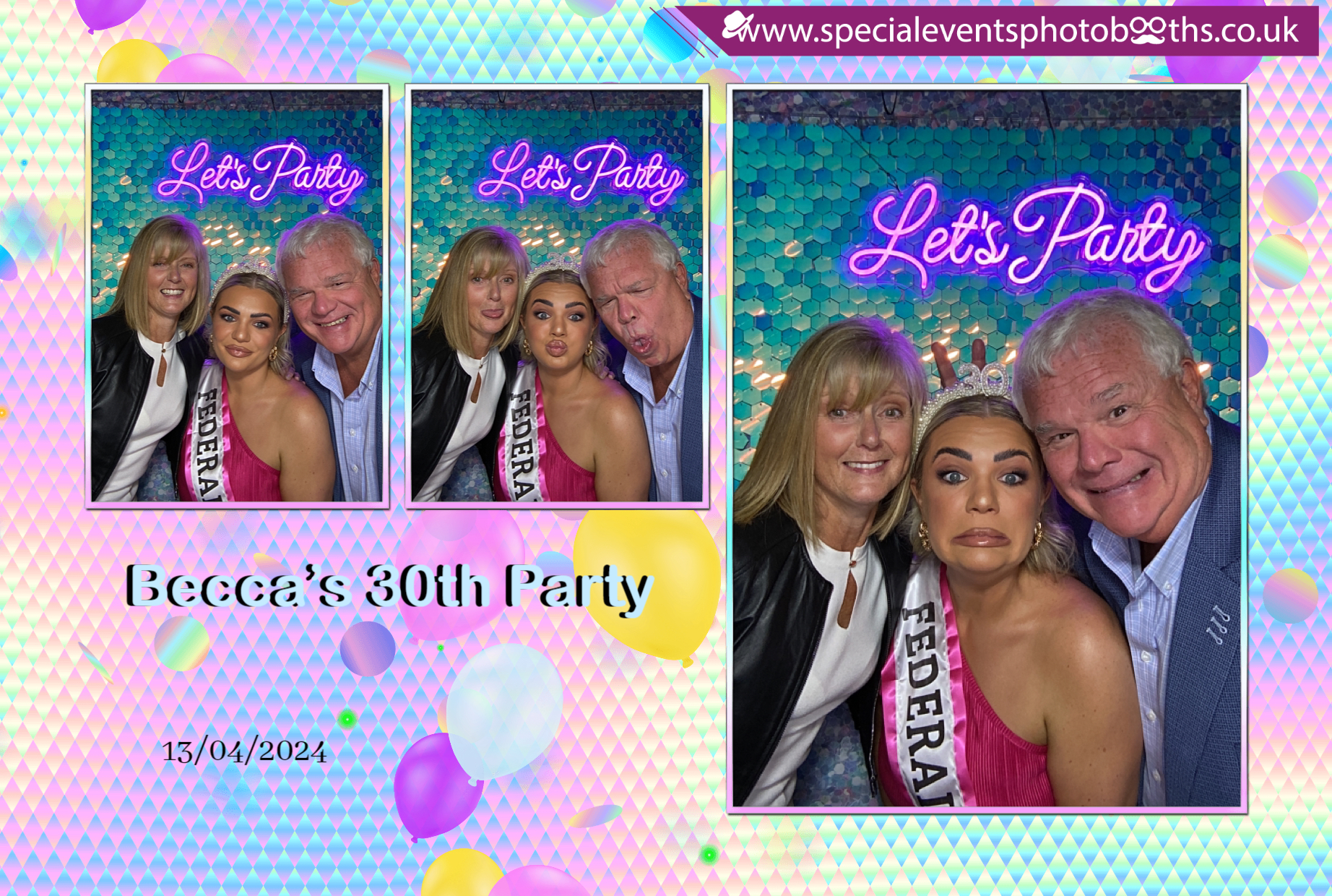 Becca’s 30th Party | View more photos from the event at my.specialeventsphotobooths.co.uk/u/SpecialEventsPhotoBooths/Becca’s-30th-Party