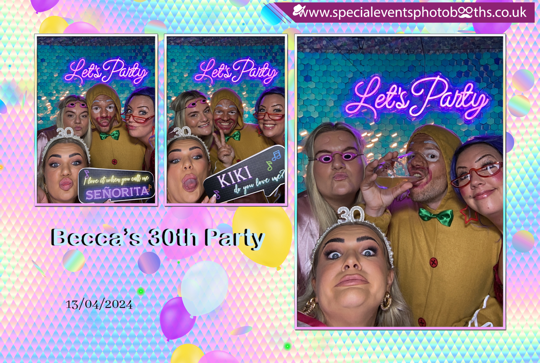 Becca’s 30th Party | View more photos from the event at my.specialeventsphotobooths.co.uk/u/SpecialEventsPhotoBooths/Becca’s-30th-Party