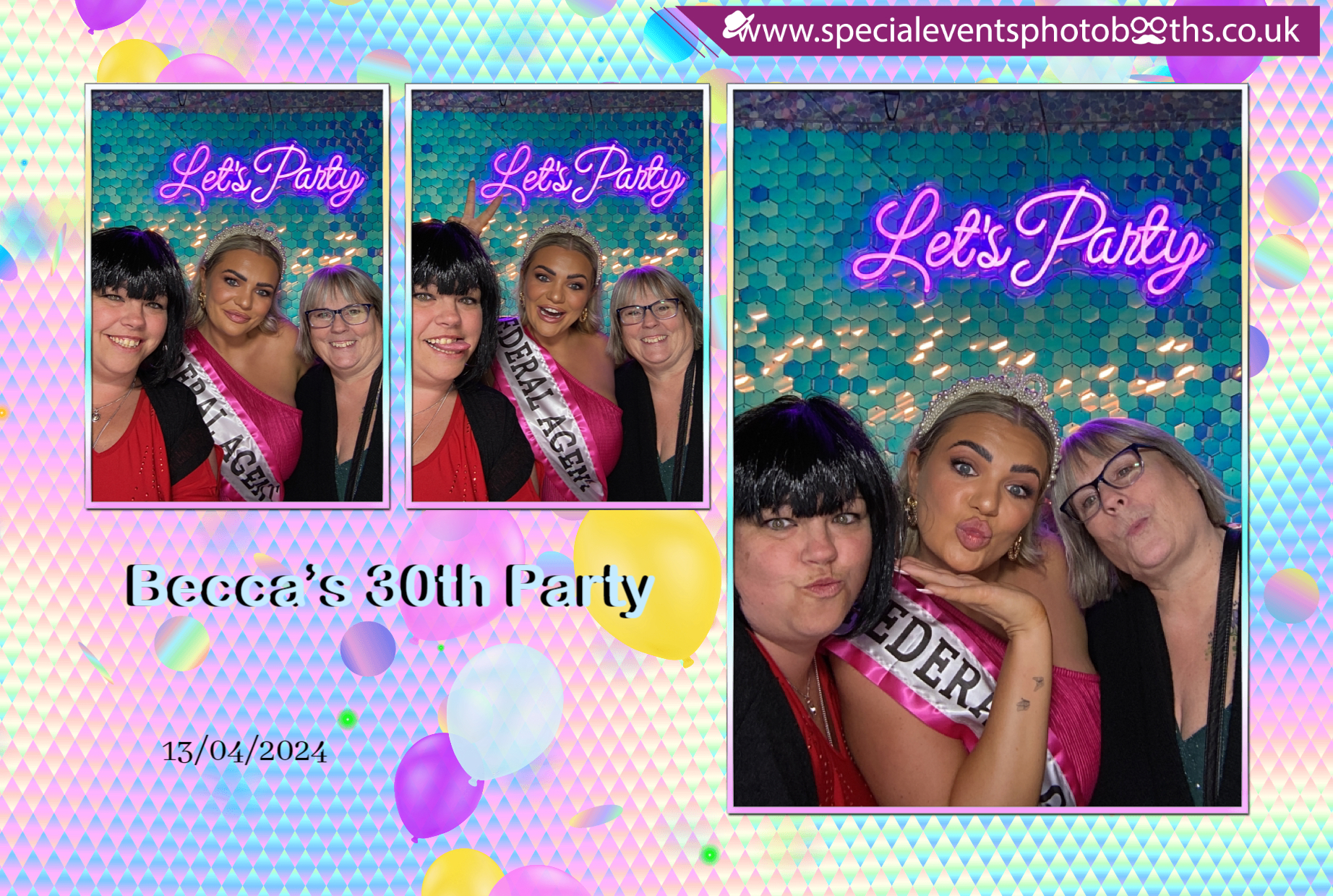 Becca’s 30th Party | View more photos from the event at my.specialeventsphotobooths.co.uk/u/SpecialEventsPhotoBooths/Becca’s-30th-Party