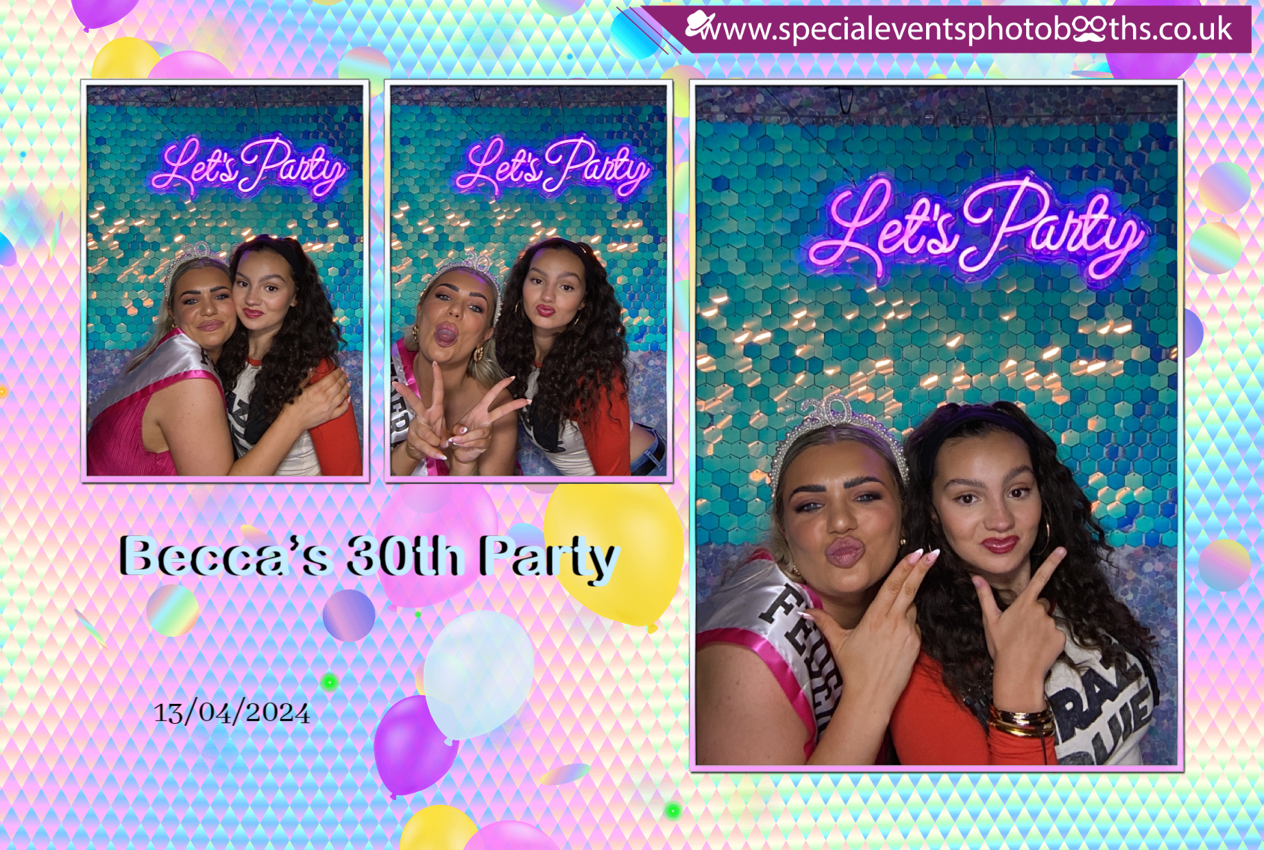 Becca’s 30th Party | View more photos from the event at my.specialeventsphotobooths.co.uk/u/SpecialEventsPhotoBooths/Becca’s-30th-Party