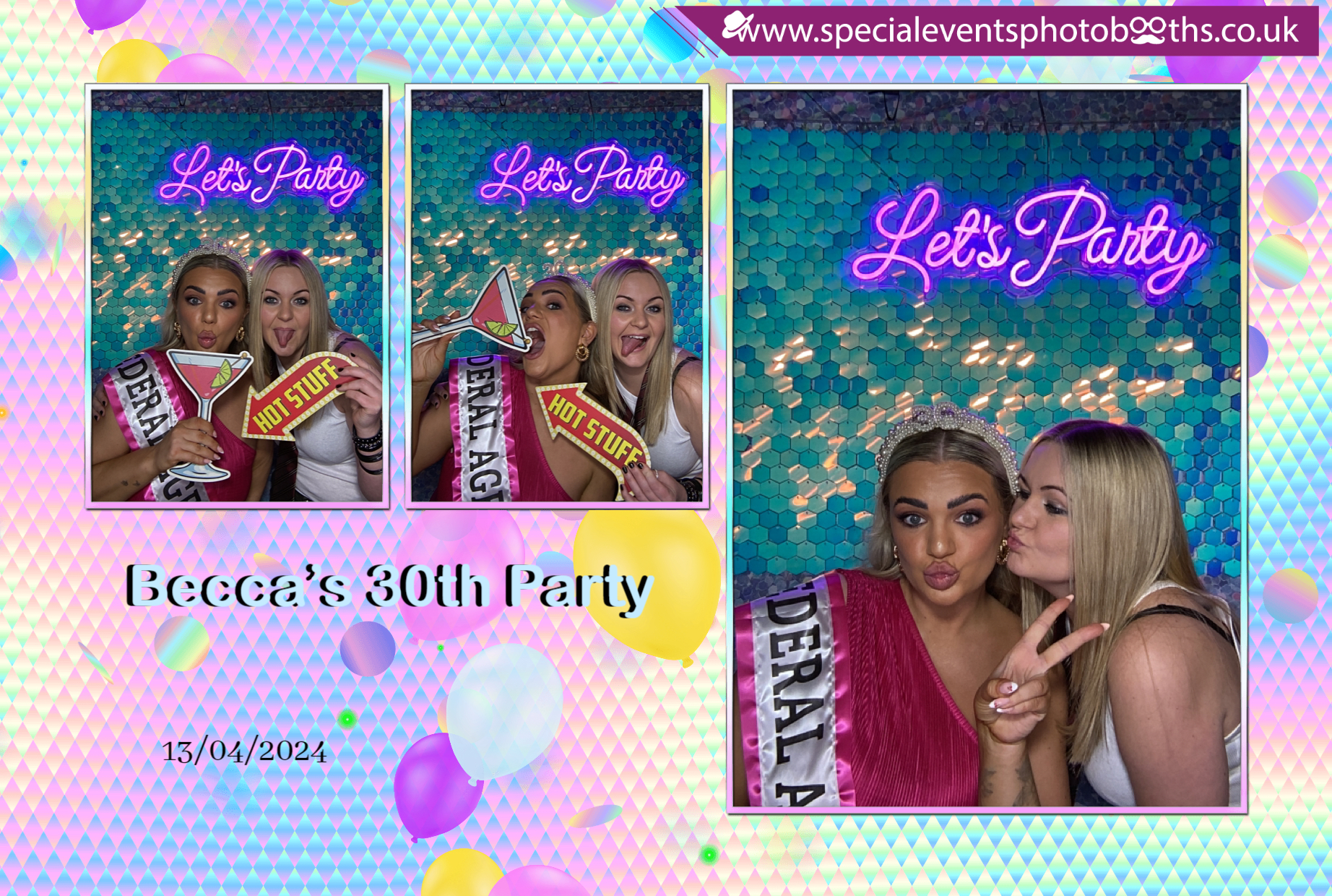 Becca’s 30th Party | View more photos from the event at my.specialeventsphotobooths.co.uk/u/SpecialEventsPhotoBooths/Becca’s-30th-Party