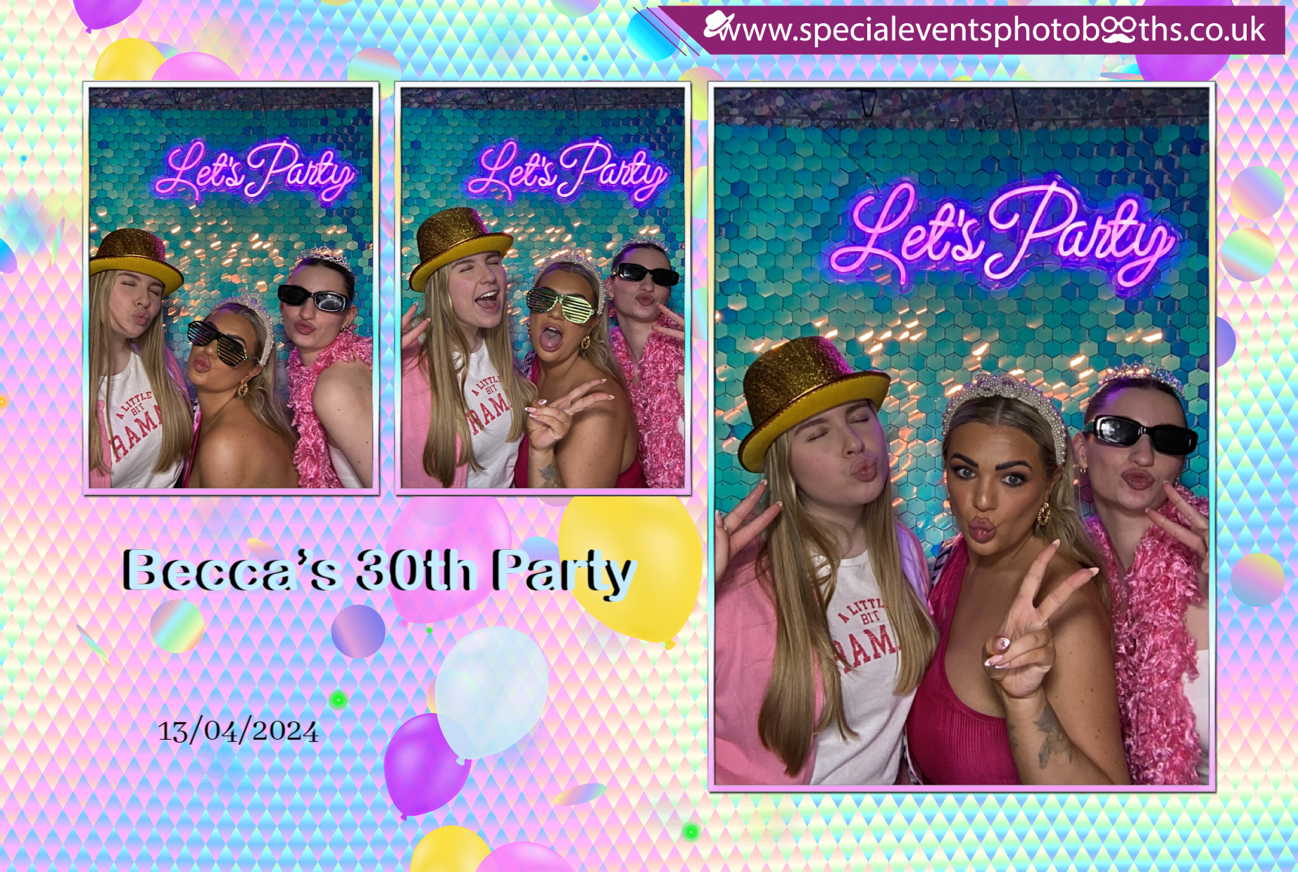 Becca’s 30th Party | View more photos from the event at my.specialeventsphotobooths.co.uk/u/SpecialEventsPhotoBooths/Becca’s-30th-Party