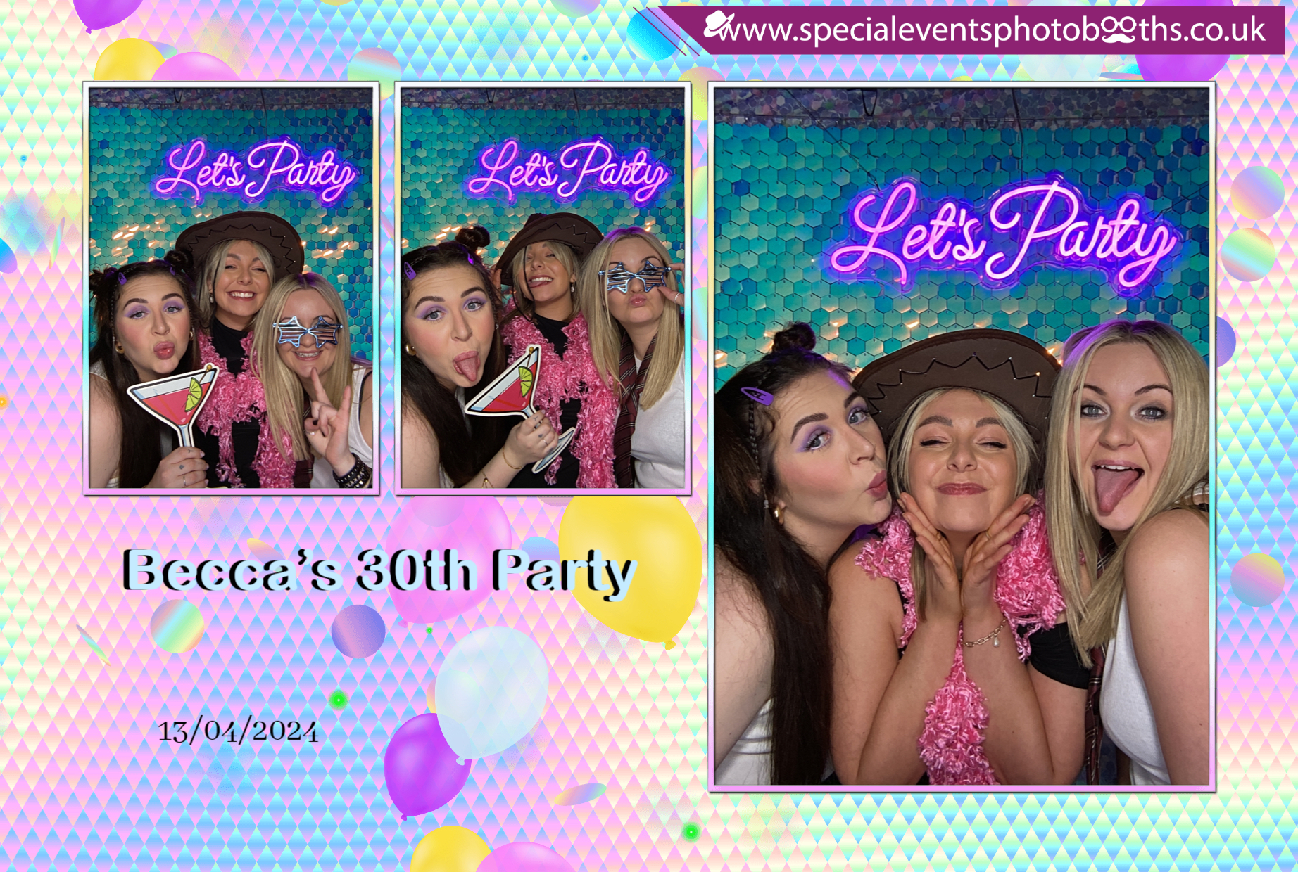 Becca’s 30th Party | View more photos from the event at my.specialeventsphotobooths.co.uk/u/SpecialEventsPhotoBooths/Becca’s-30th-Party