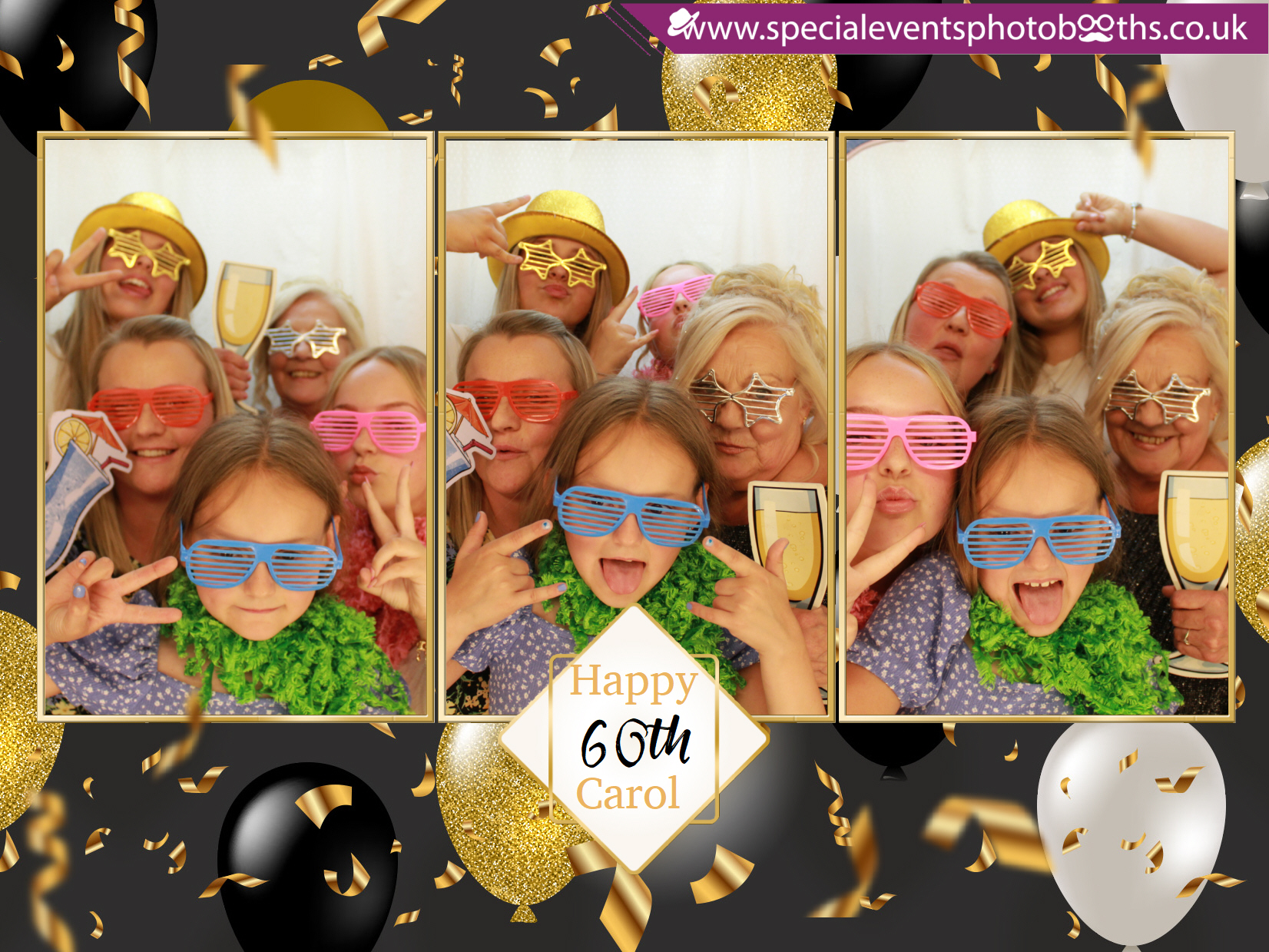 Carol’s 60th Birthday | View more photos from the event at my.specialeventsphotobooths.co.uk/u/SpecialEventsPhotoBooths/Carol’s-60th-Birthday