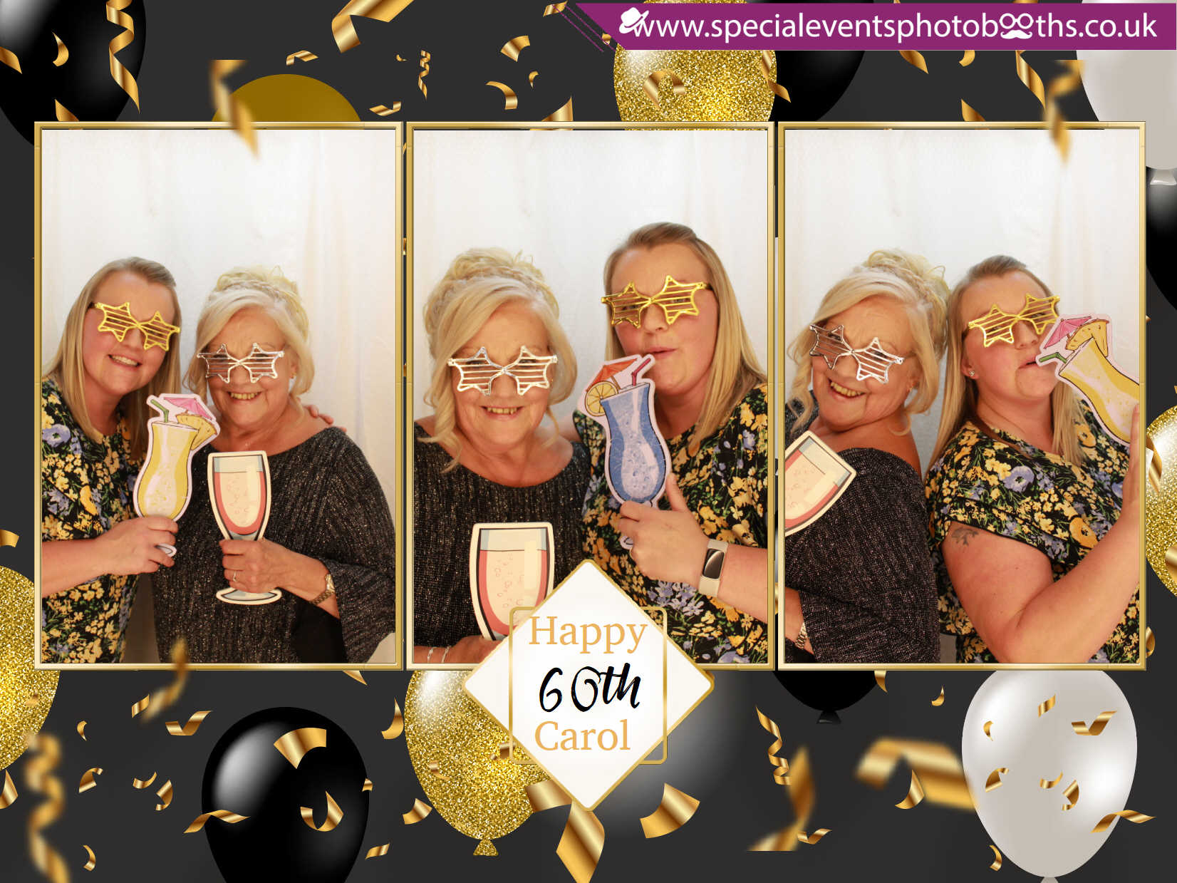 Carol’s 60th Birthday | View more photos from the event at my.specialeventsphotobooths.co.uk/u/SpecialEventsPhotoBooths/Carol’s-60th-Birthday