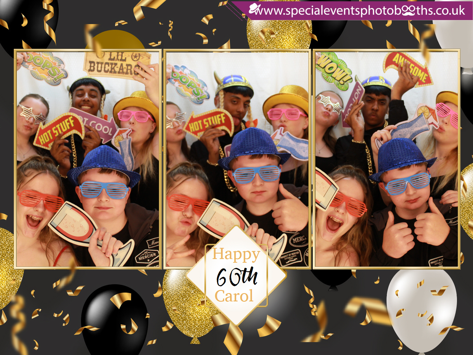 Carol’s 60th Birthday | View more photos from the event at my.specialeventsphotobooths.co.uk/u/SpecialEventsPhotoBooths/Carol’s-60th-Birthday