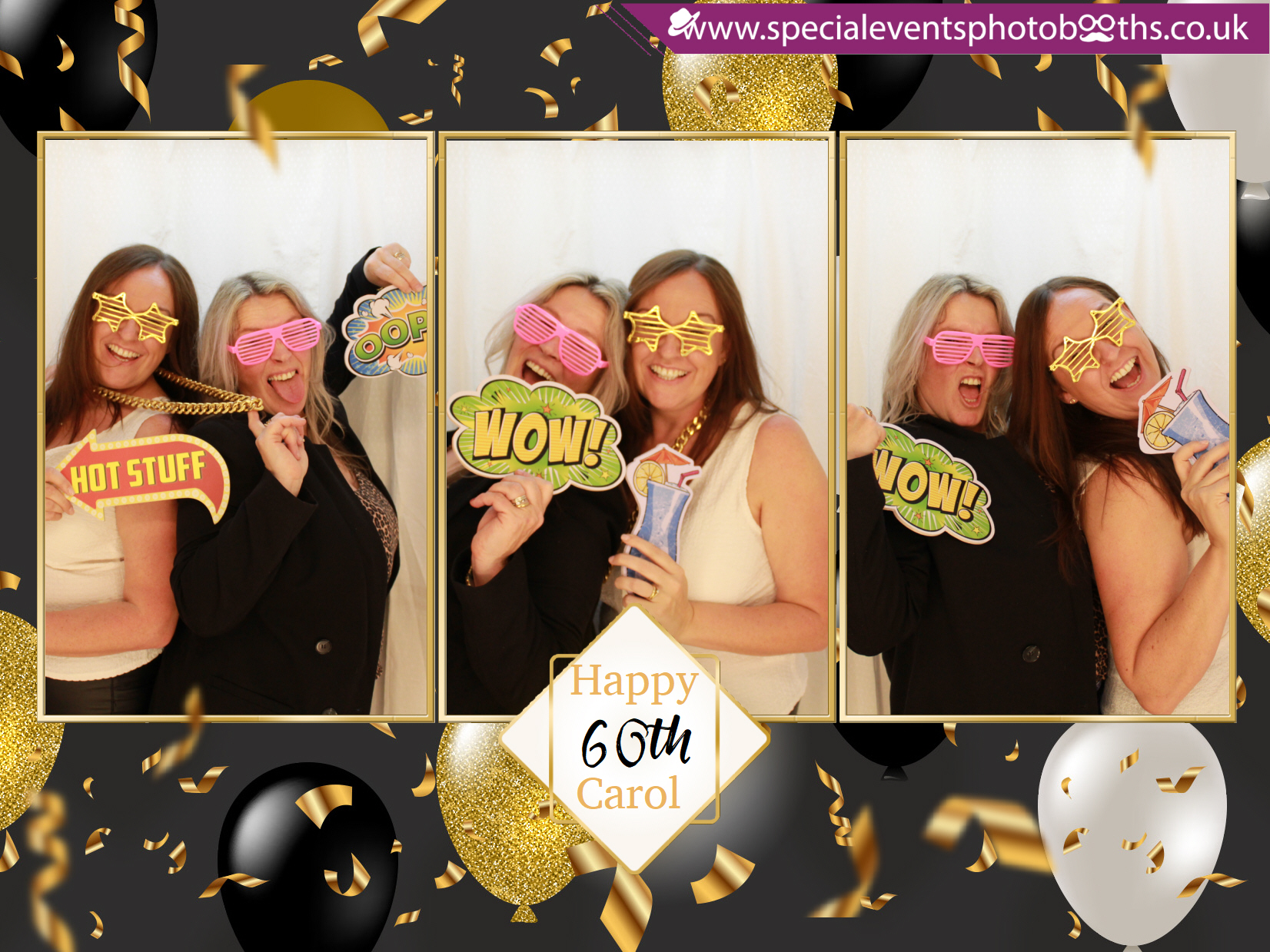 Carol’s 60th Birthday | View more photos from the event at my.specialeventsphotobooths.co.uk/u/SpecialEventsPhotoBooths/Carol’s-60th-Birthday