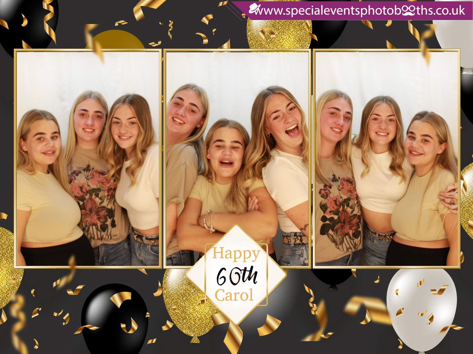 Carol’s 60th Birthday | View more photos from the event at my.specialeventsphotobooths.co.uk/u/SpecialEventsPhotoBooths/Carol’s-60th-Birthday
