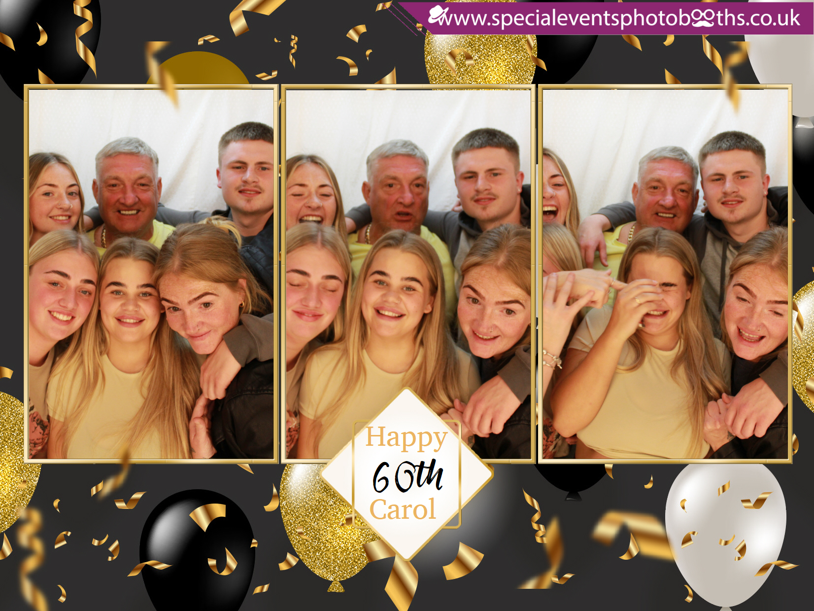 Carol’s 60th Birthday | View more photos from the event at my.specialeventsphotobooths.co.uk/u/SpecialEventsPhotoBooths/Carol’s-60th-Birthday