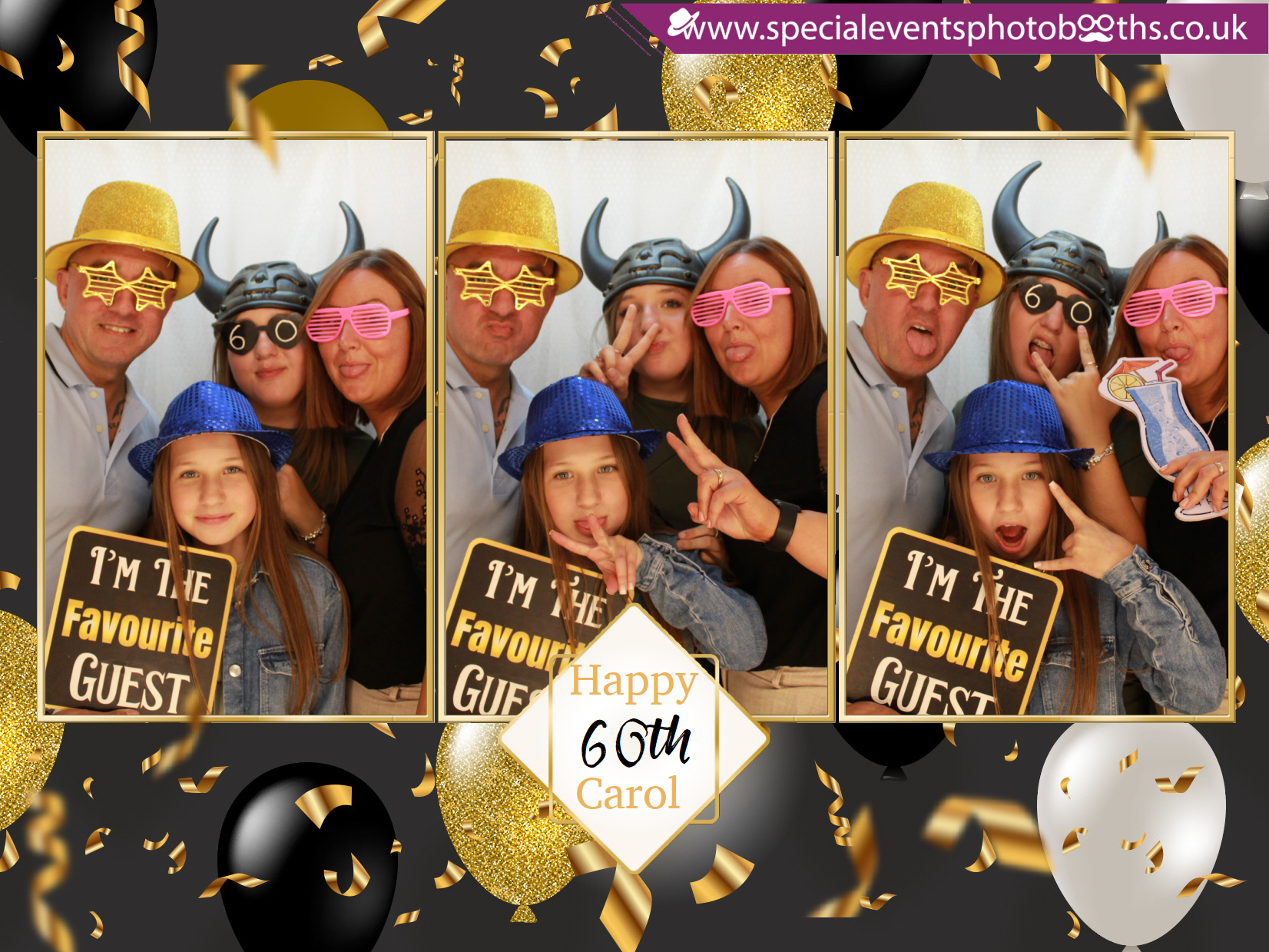 Carol’s 60th Birthday | View more photos from the event at my.specialeventsphotobooths.co.uk/u/SpecialEventsPhotoBooths/Carol’s-60th-Birthday