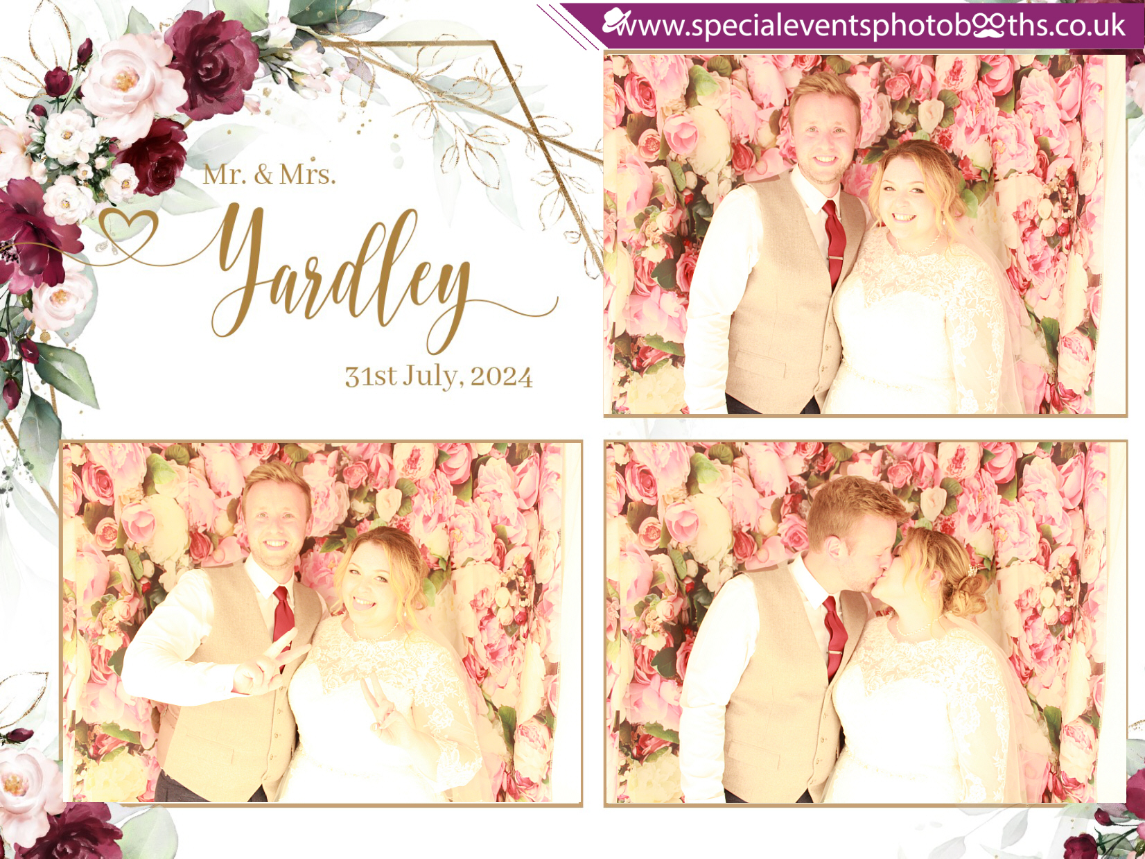 Danielle and Christopher's Wedding | View more photos from the event at my.specialeventsphotobooths.co.uk/u/SpecialEventsPhotoBooths/Danielle-and-Christophers-Wedding