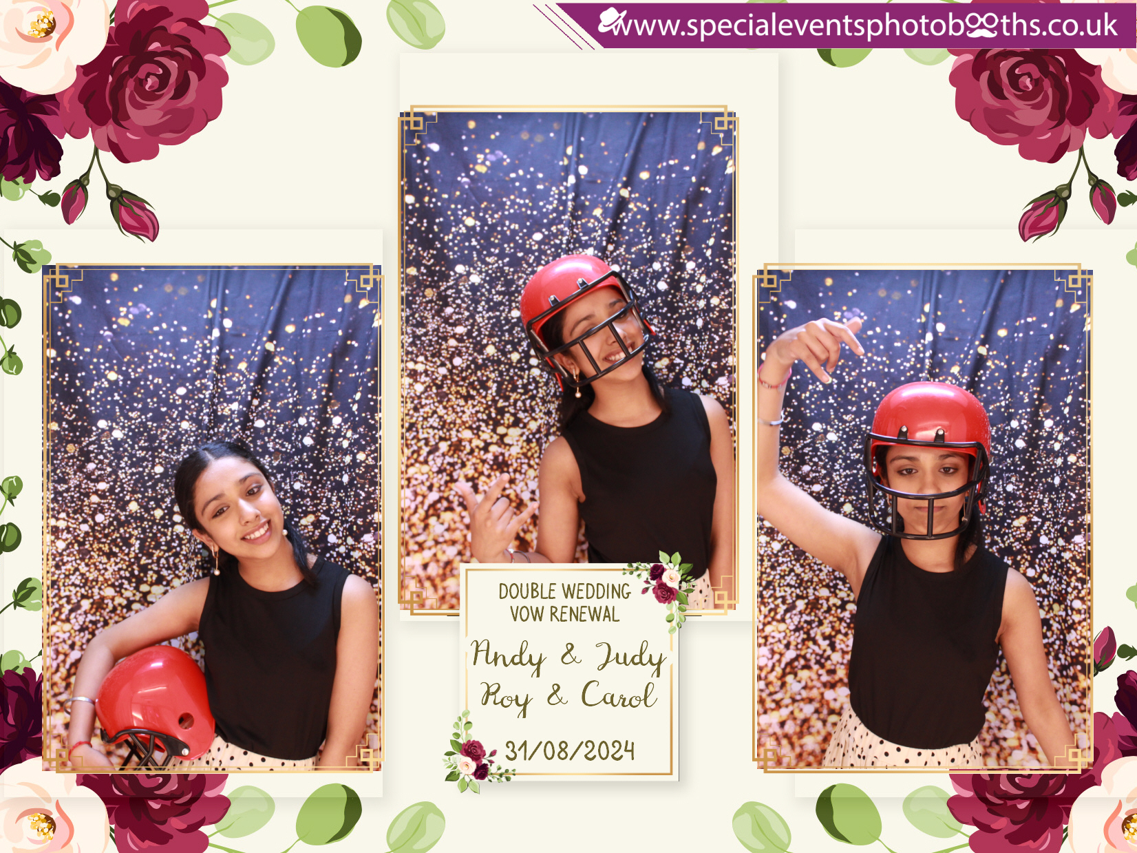 Double Wedding Vow Renewal - Roy & Carol - Andy & Jude | View more photos from the event at my.specialeventsphotobooths.co.uk/u/SpecialEventsPhotoBooths/Double-Wedding-Vow-Renewal-Roy-Carol-Andy-Jude