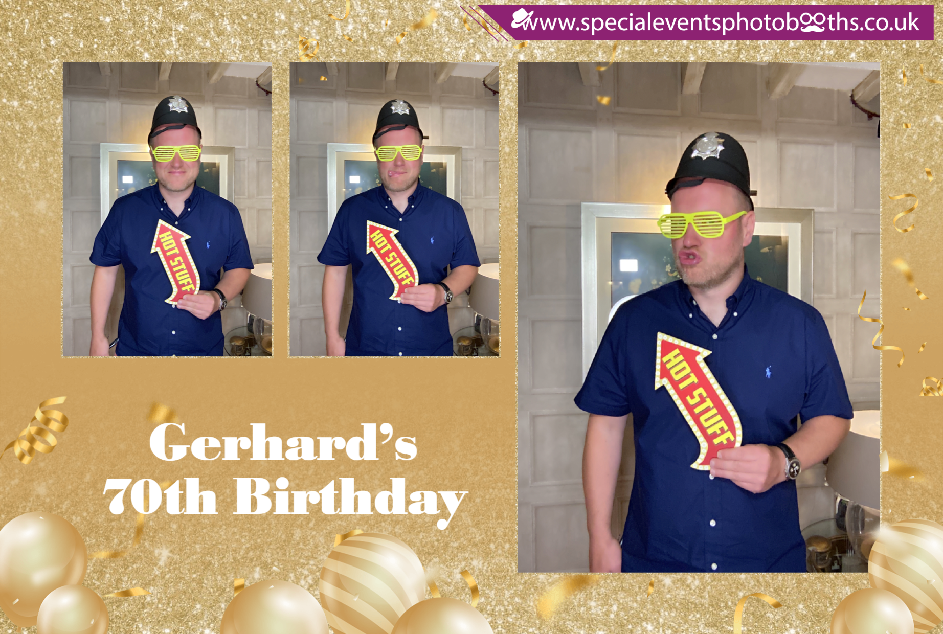 Gerhard’s 70th Birthday | View more photos from the event at my.specialeventsphotobooths.co.uk/u/SpecialEventsPhotoBooths/Gerhard’s-70th-Birthday