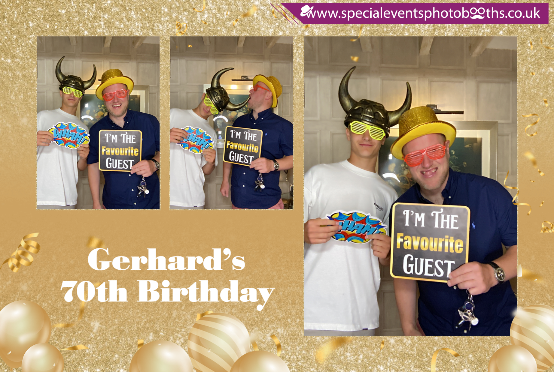 Gerhard’s 70th Birthday | View more photos from the event at my.specialeventsphotobooths.co.uk/u/SpecialEventsPhotoBooths/Gerhard’s-70th-Birthday