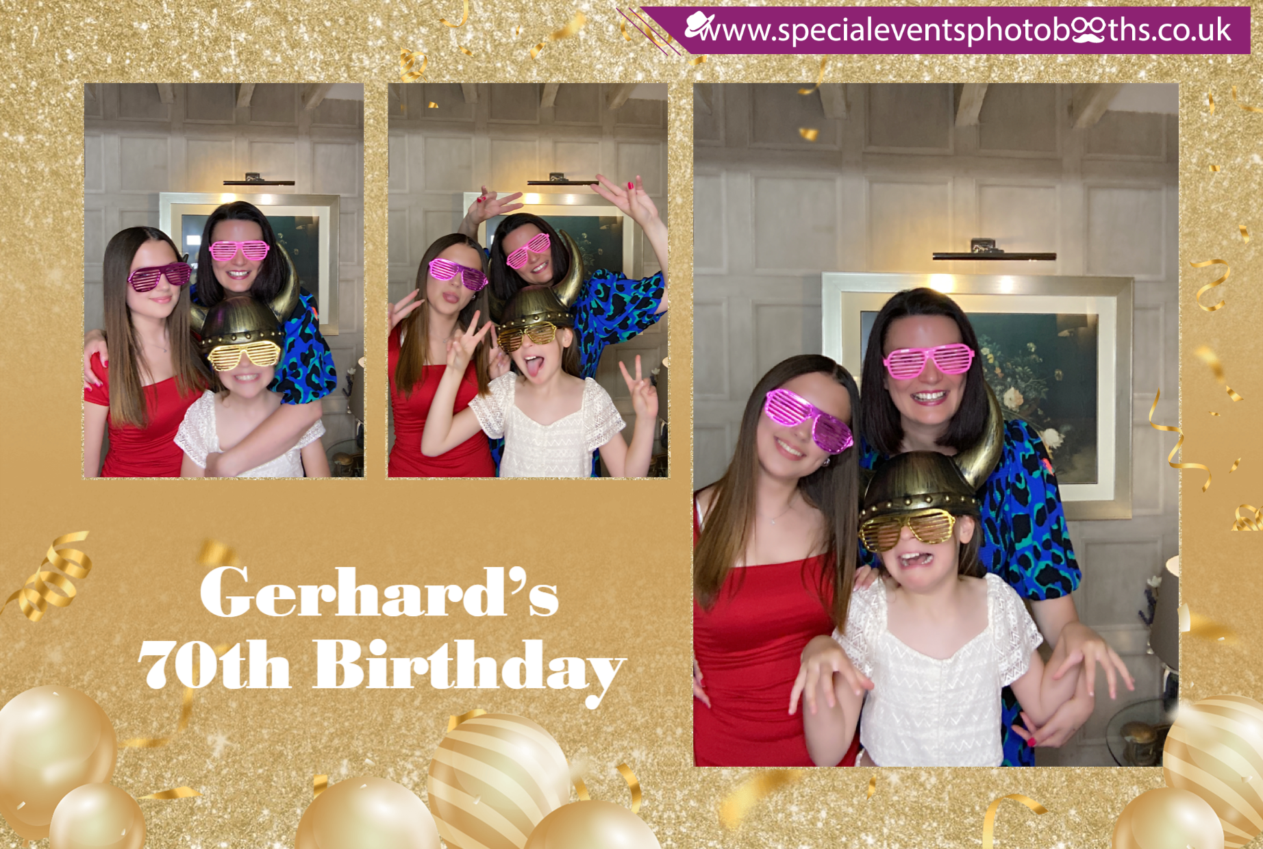Gerhard’s 70th Birthday | View more photos from the event at my.specialeventsphotobooths.co.uk/u/SpecialEventsPhotoBooths/Gerhard’s-70th-Birthday