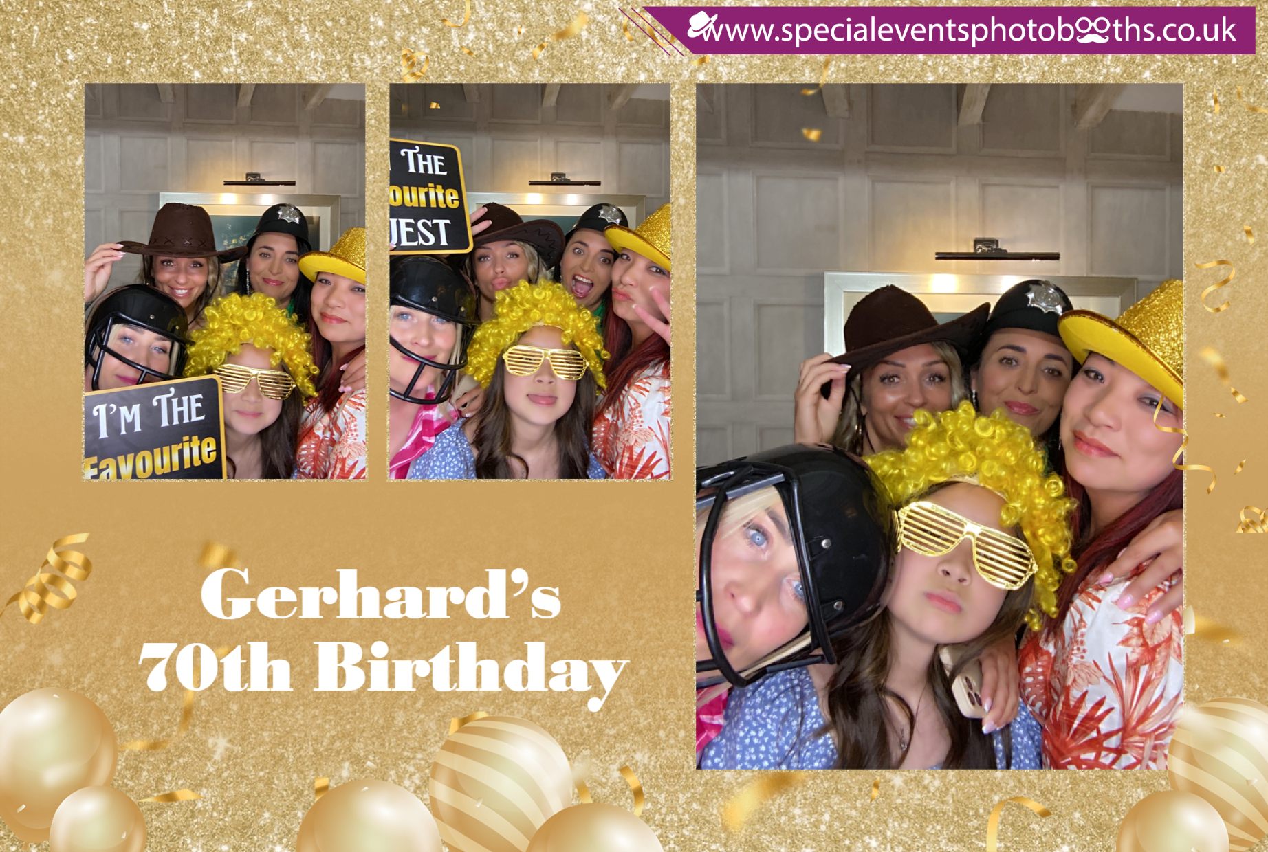 Gerhard’s 70th Birthday | View more photos from the event at my.specialeventsphotobooths.co.uk/u/SpecialEventsPhotoBooths/Gerhard’s-70th-Birthday
