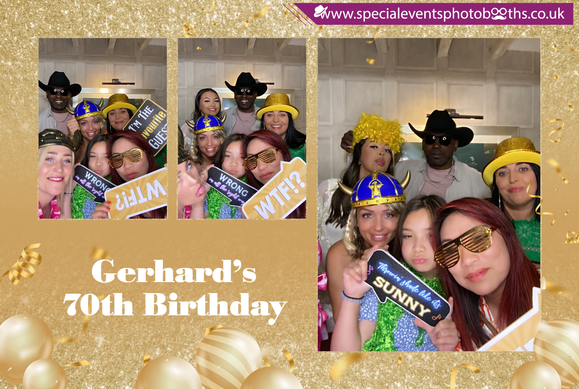 Gerhard’s 70th Birthday | View more photos from the event at my.specialeventsphotobooths.co.uk/u/SpecialEventsPhotoBooths/Gerhard’s-70th-Birthday