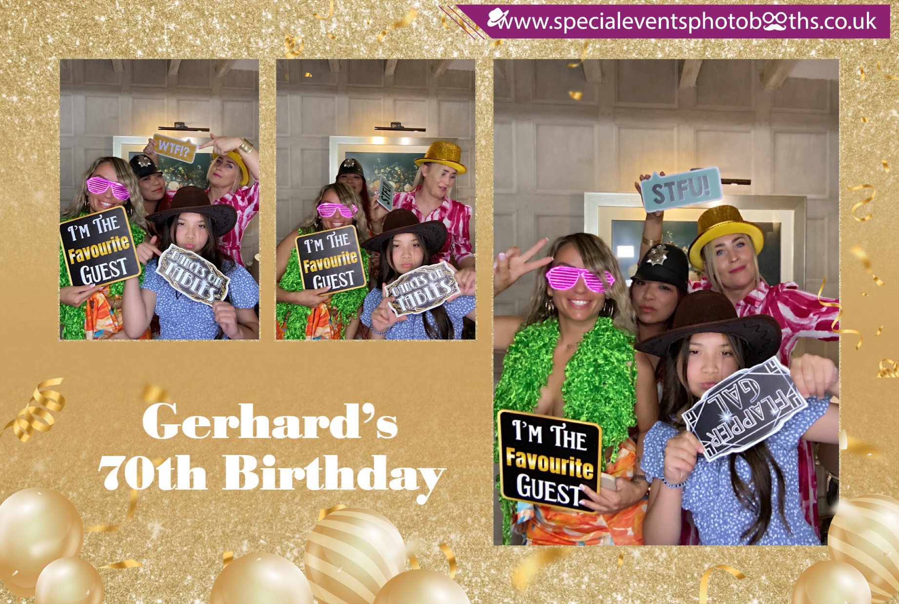 Gerhard’s 70th Birthday | View more photos from the event at my.specialeventsphotobooths.co.uk/u/SpecialEventsPhotoBooths/Gerhard’s-70th-Birthday