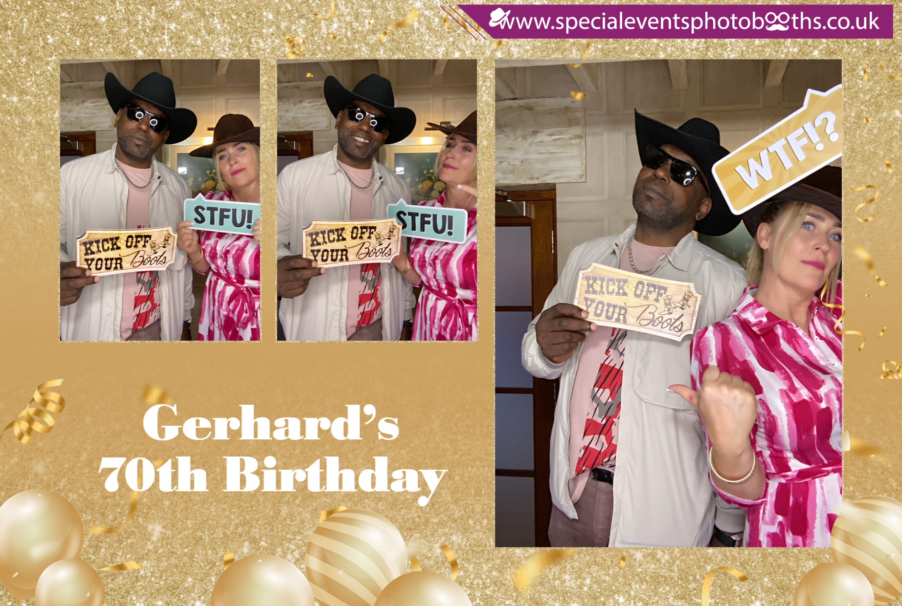 Gerhard’s 70th Birthday | View more photos from the event at my.specialeventsphotobooths.co.uk/u/SpecialEventsPhotoBooths/Gerhard’s-70th-Birthday