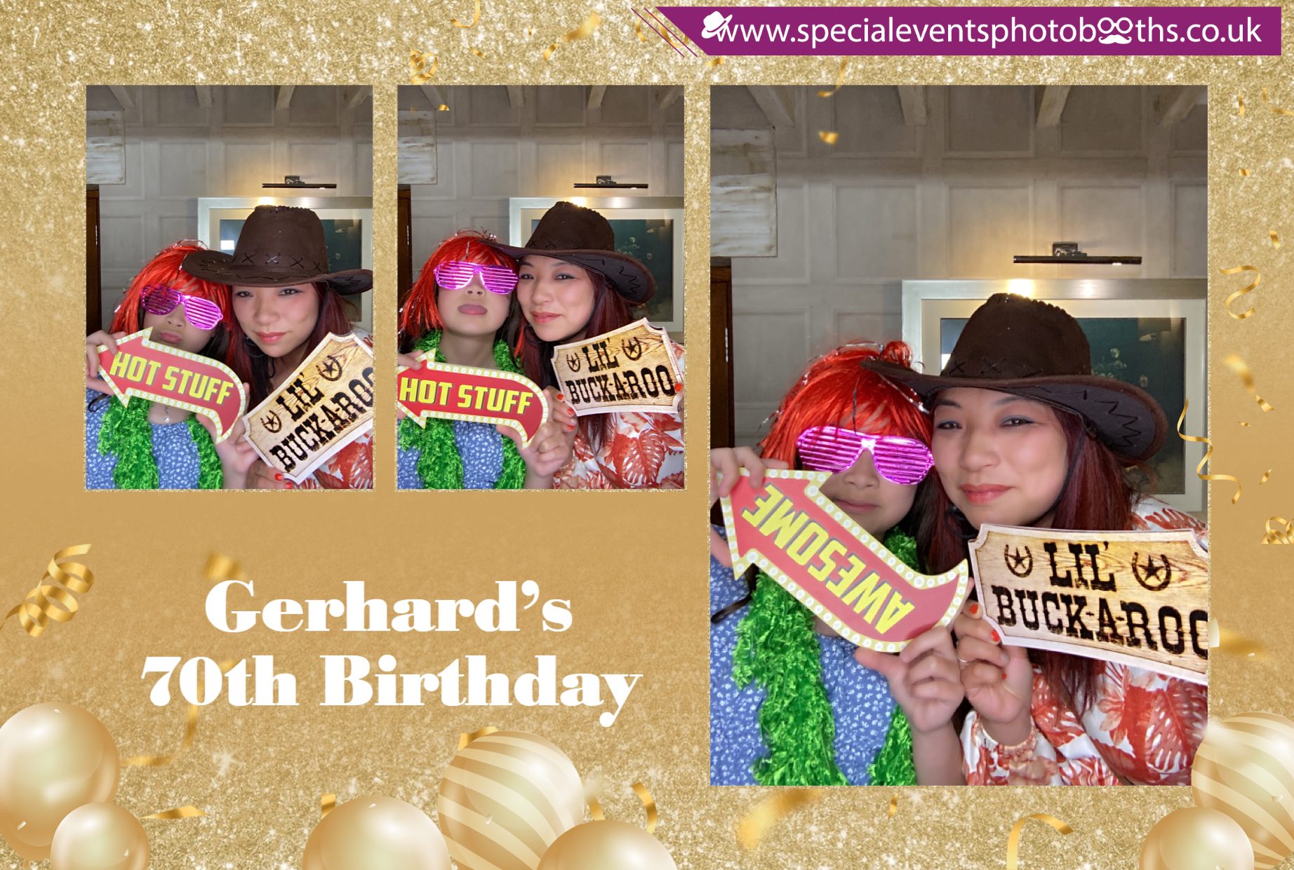 Gerhard’s 70th Birthday | View more photos from the event at my.specialeventsphotobooths.co.uk/u/SpecialEventsPhotoBooths/Gerhard’s-70th-Birthday