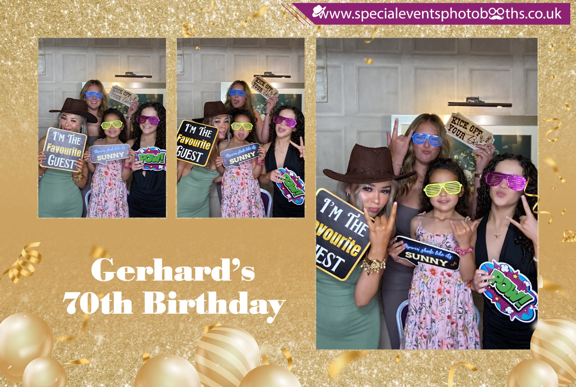 Gerhard’s 70th Birthday | View more photos from the event at my.specialeventsphotobooths.co.uk/u/SpecialEventsPhotoBooths/Gerhard’s-70th-Birthday
