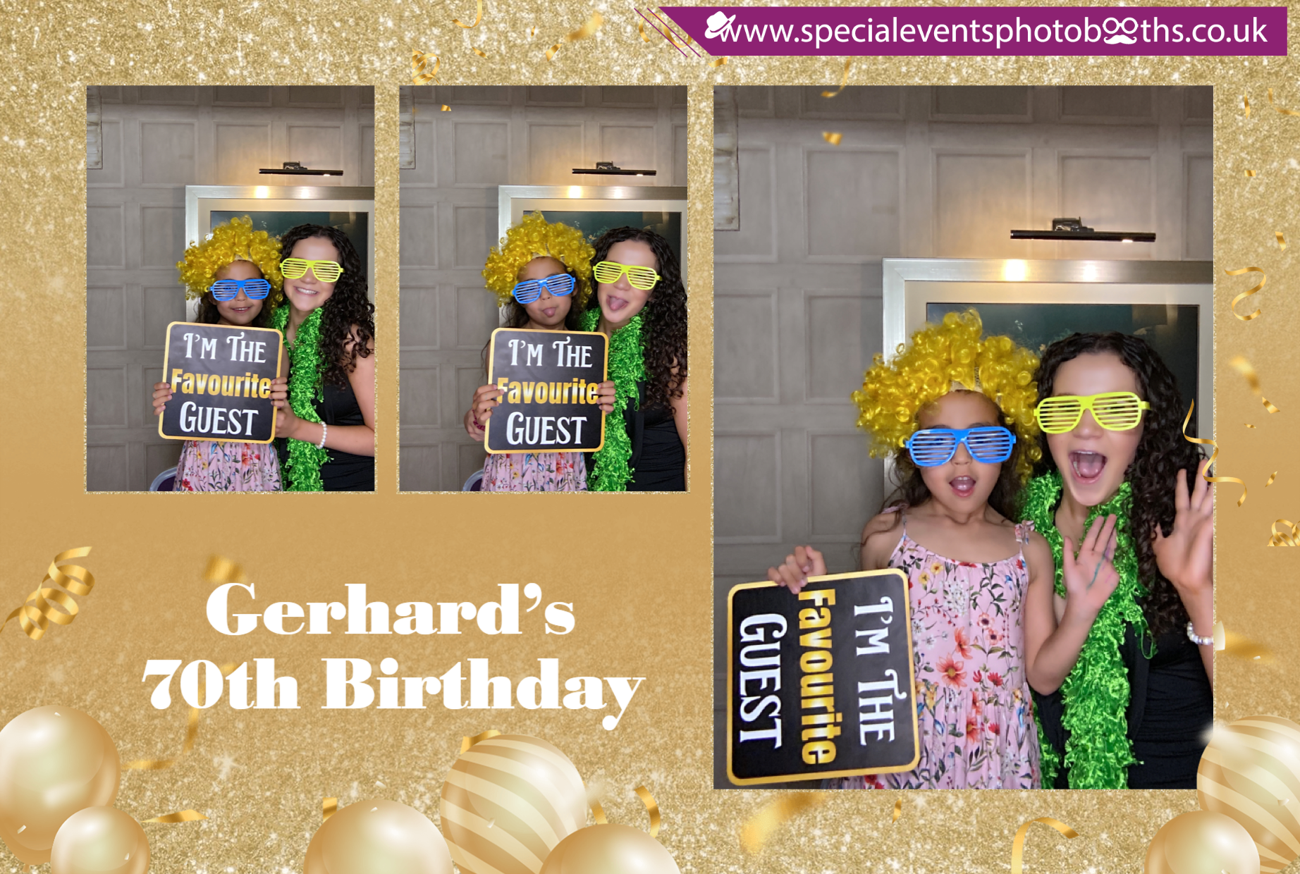 Gerhard’s 70th Birthday | View more photos from the event at my.specialeventsphotobooths.co.uk/u/SpecialEventsPhotoBooths/Gerhard’s-70th-Birthday